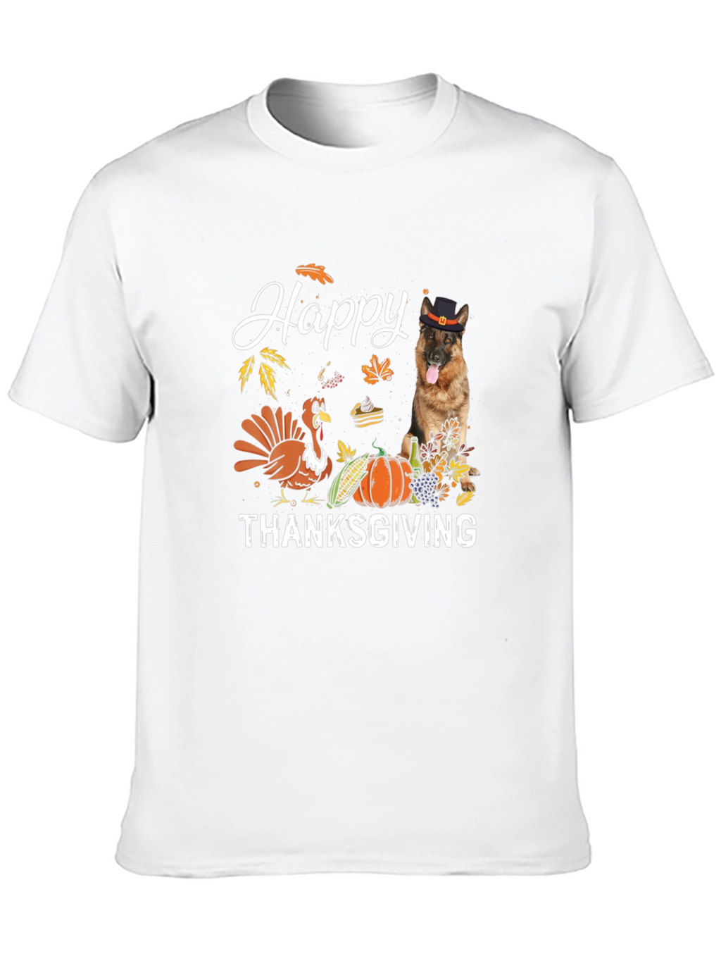 Happy Thanksgiving Dog Graphic Tee
