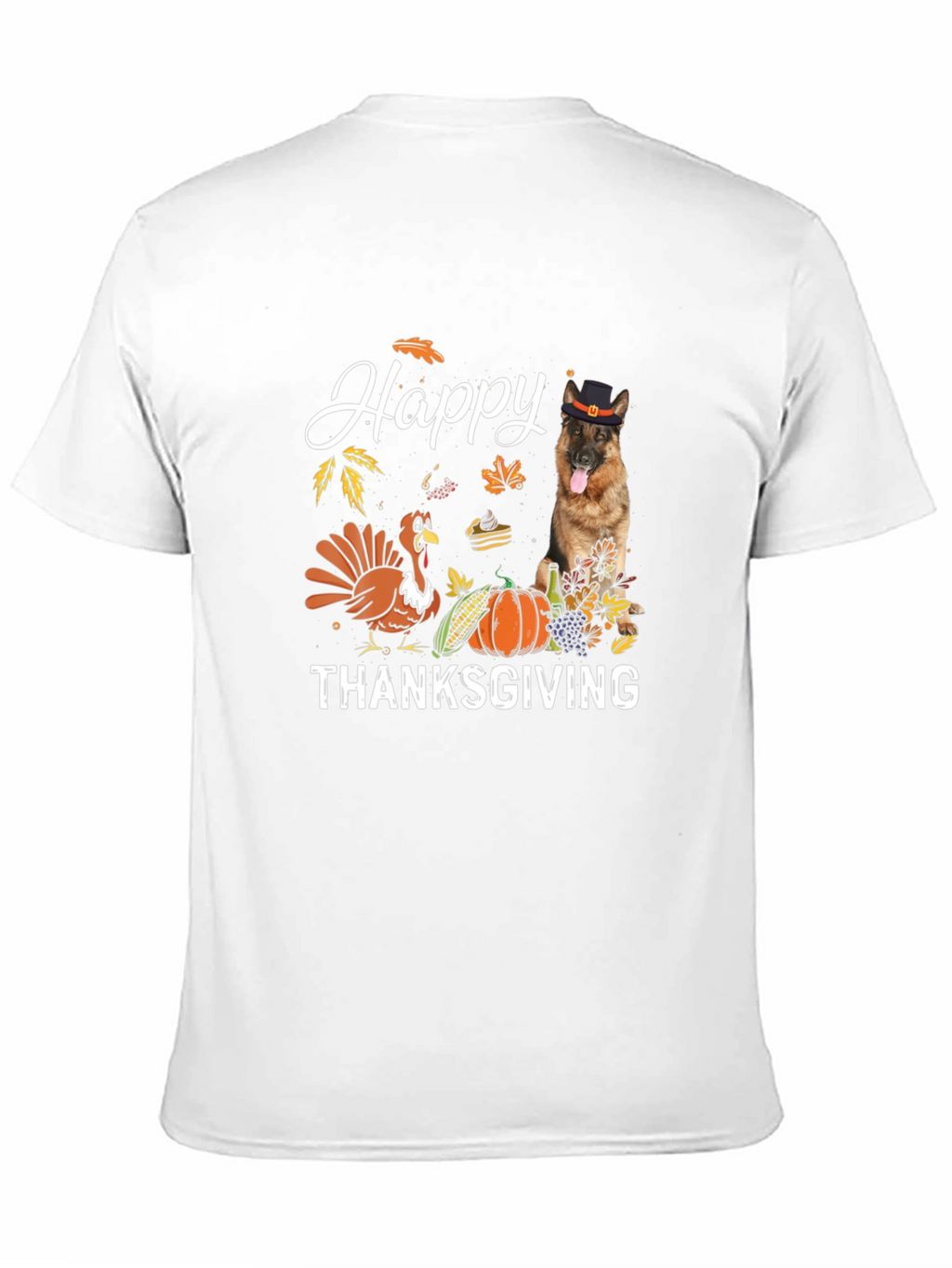 Happy Thanksgiving Dog Graphic Tee