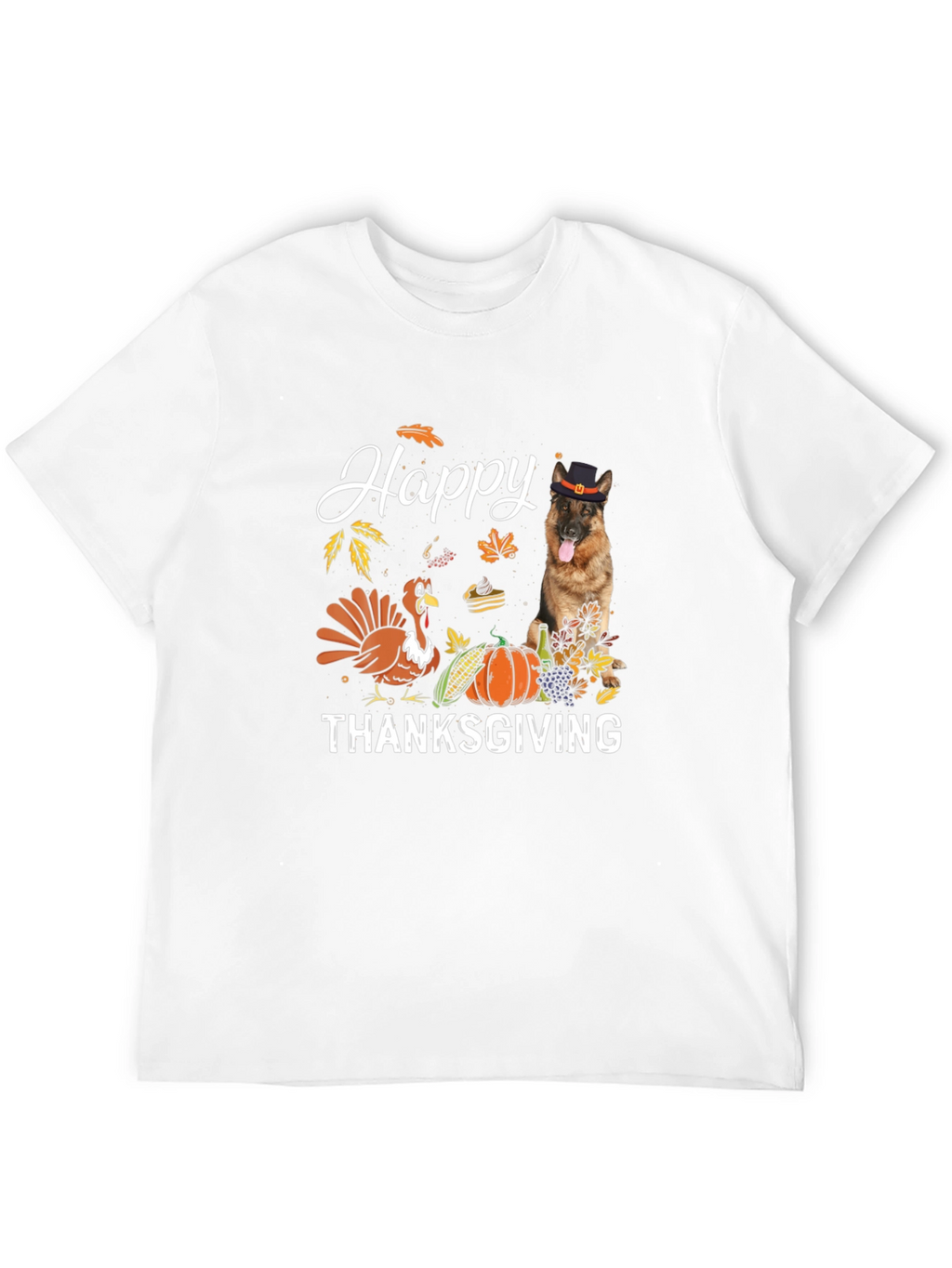 Happy Thanksgiving Dog Graphic Tee