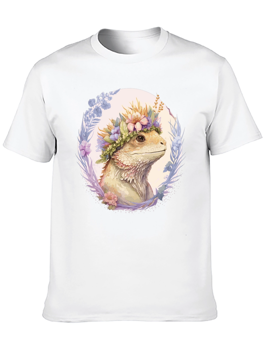 Bearded Dragon Flower Crown T-Shirt