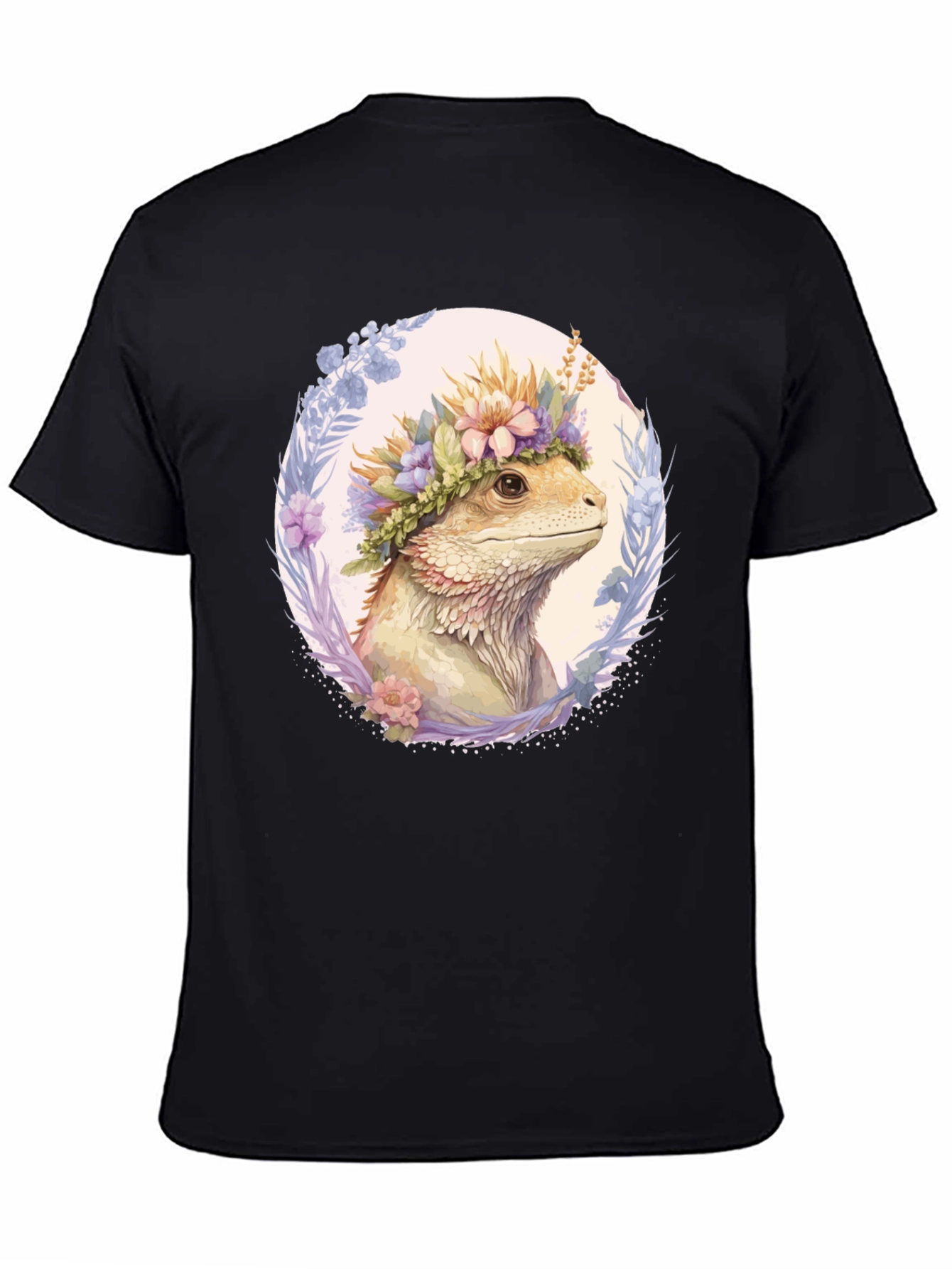 Bearded Dragon Flower Crown T-Shirt