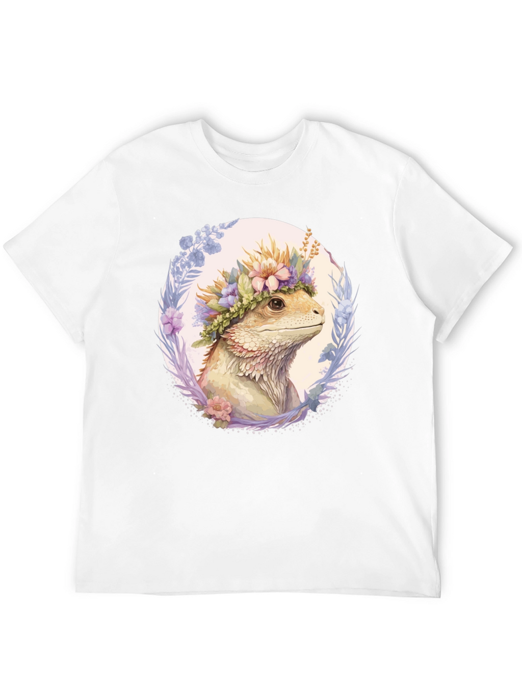 Bearded Dragon Flower Crown T-Shirt