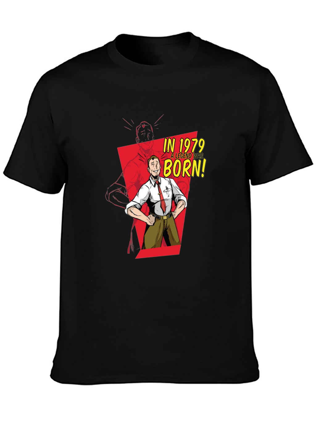 Legend Born 1979 Black Graphic Tee