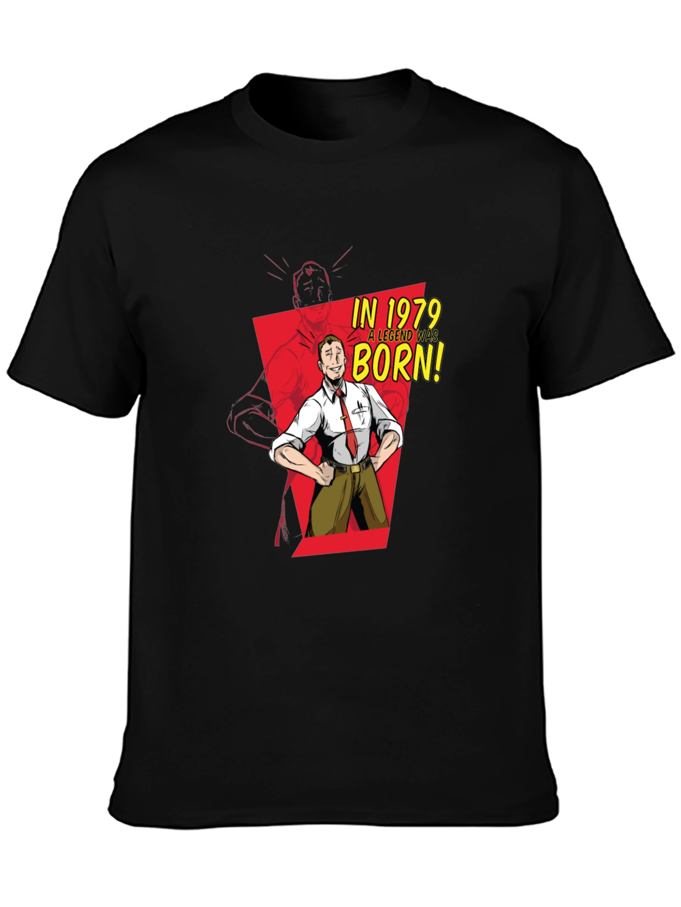 Legend Born 1979 Black Graphic Tee