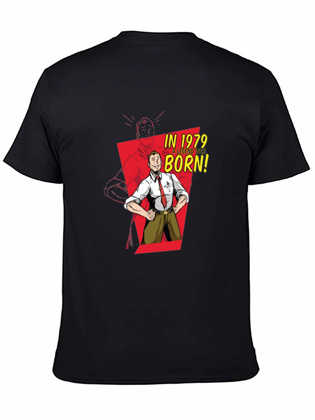 Legend Born 1979 Black Graphic Tee