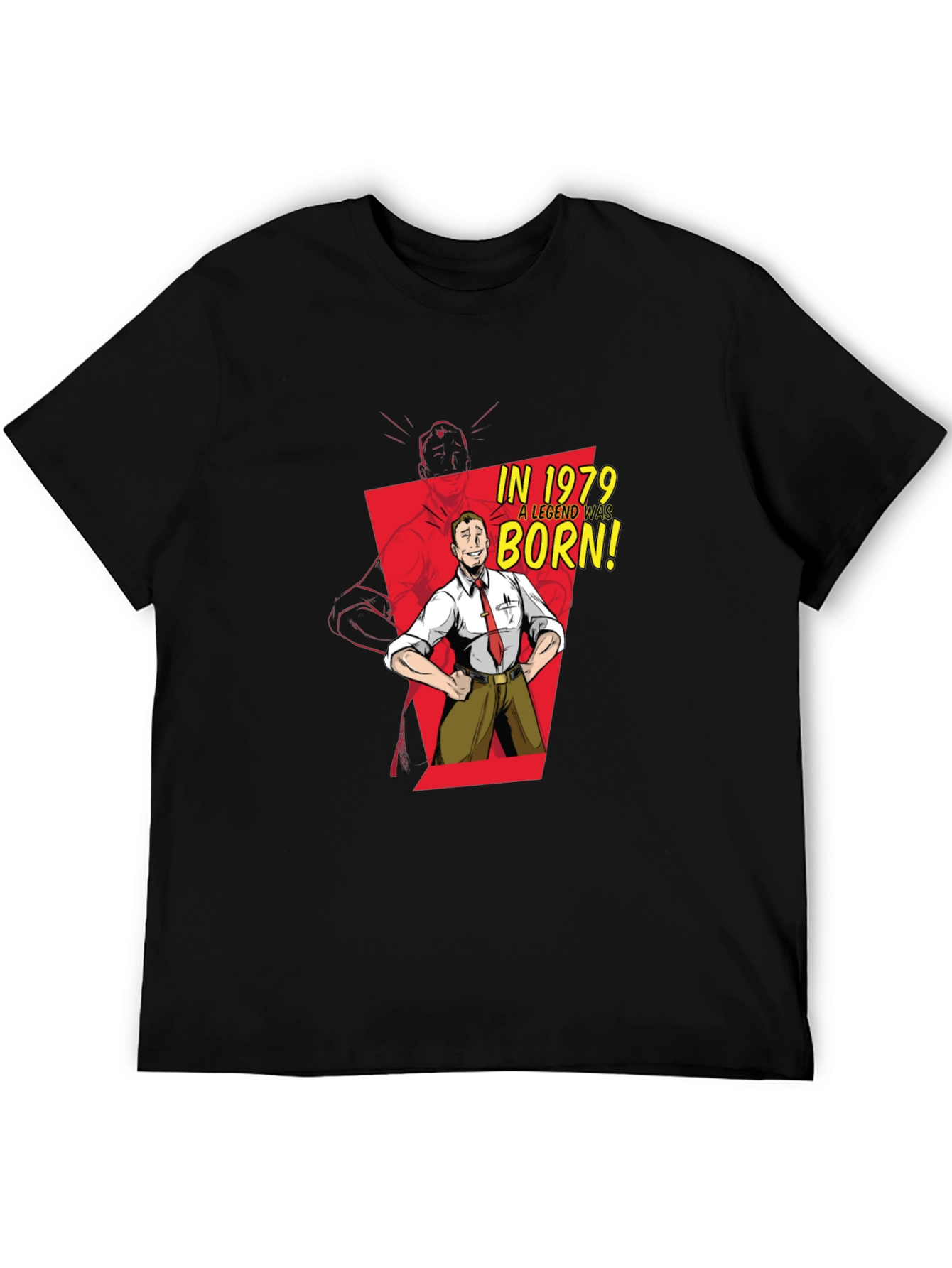 Legend Born 1979 Black Graphic Tee