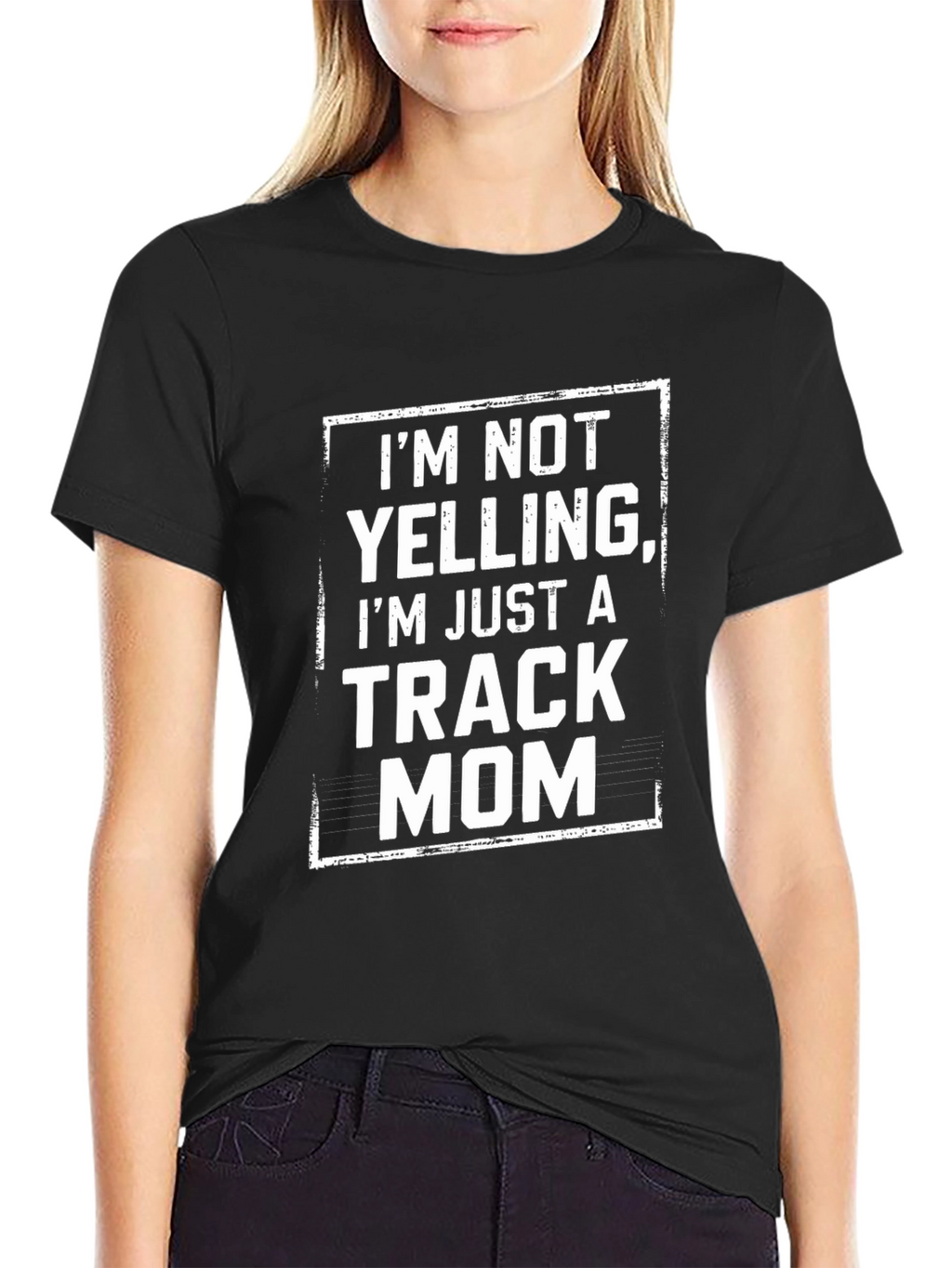 Track Mom T-Shirt - Novelty Graphic Tee