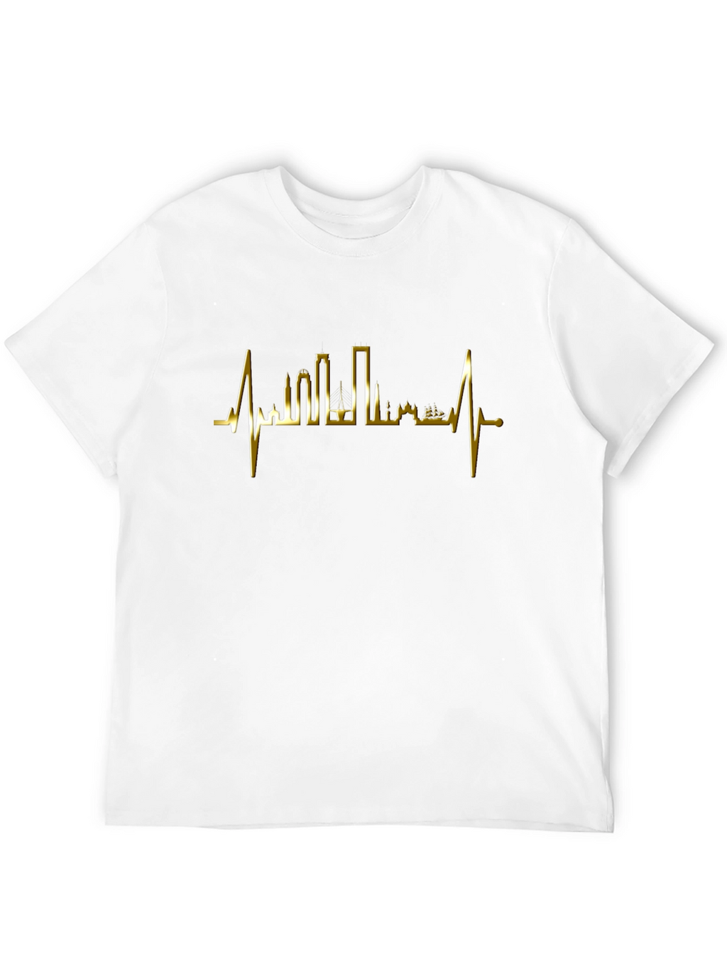 Heartbeat Cityscape Graphic Tee