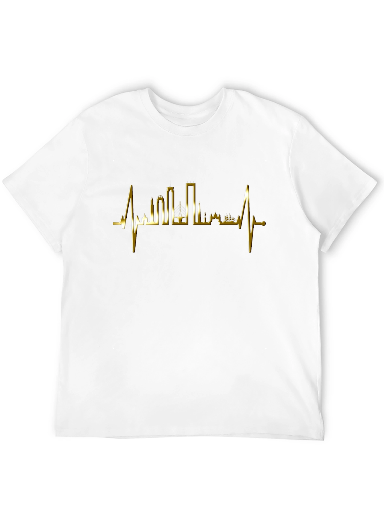 Heartbeat Cityscape Graphic Tee