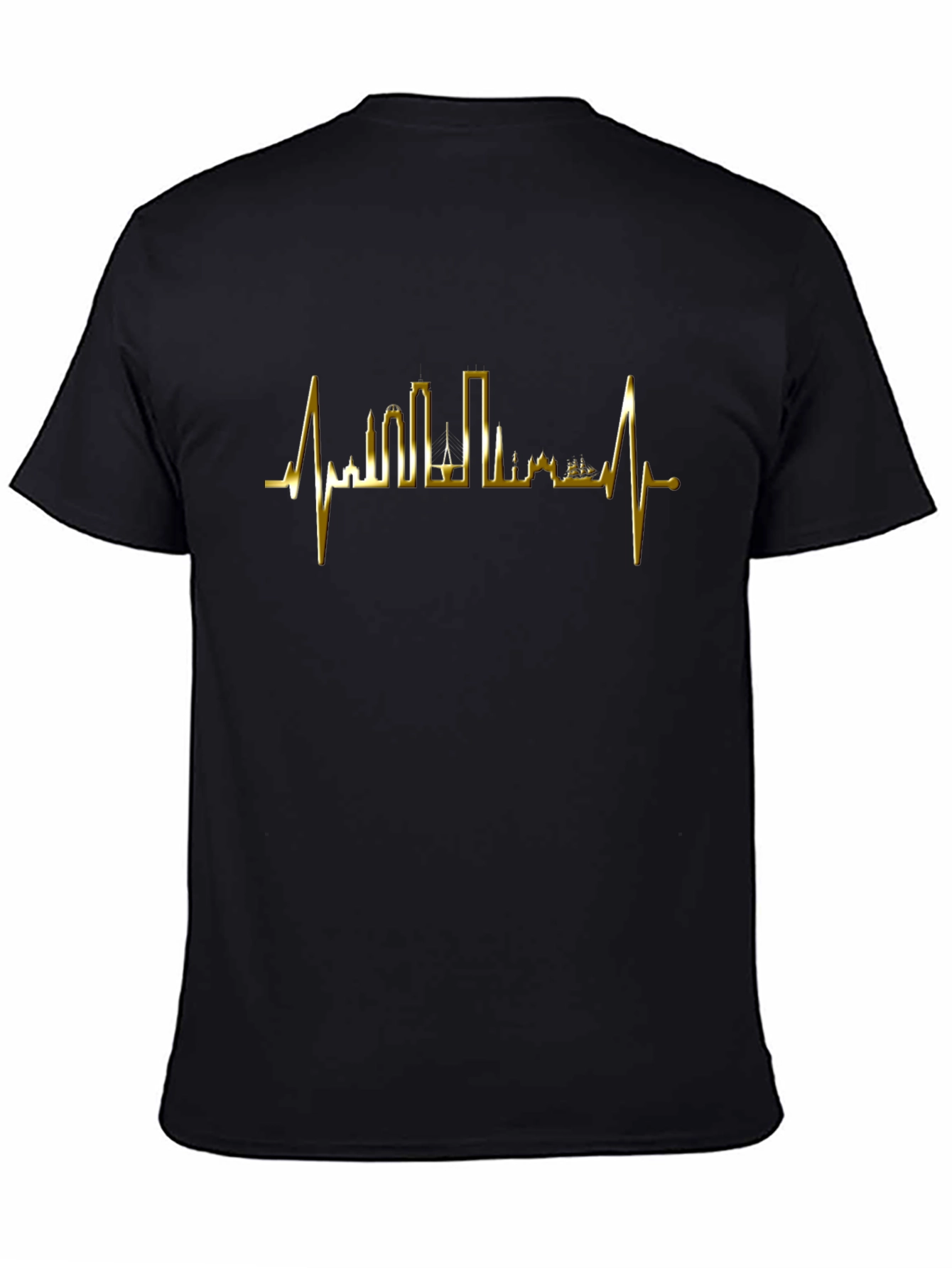 Heartbeat Cityscape Graphic Tee