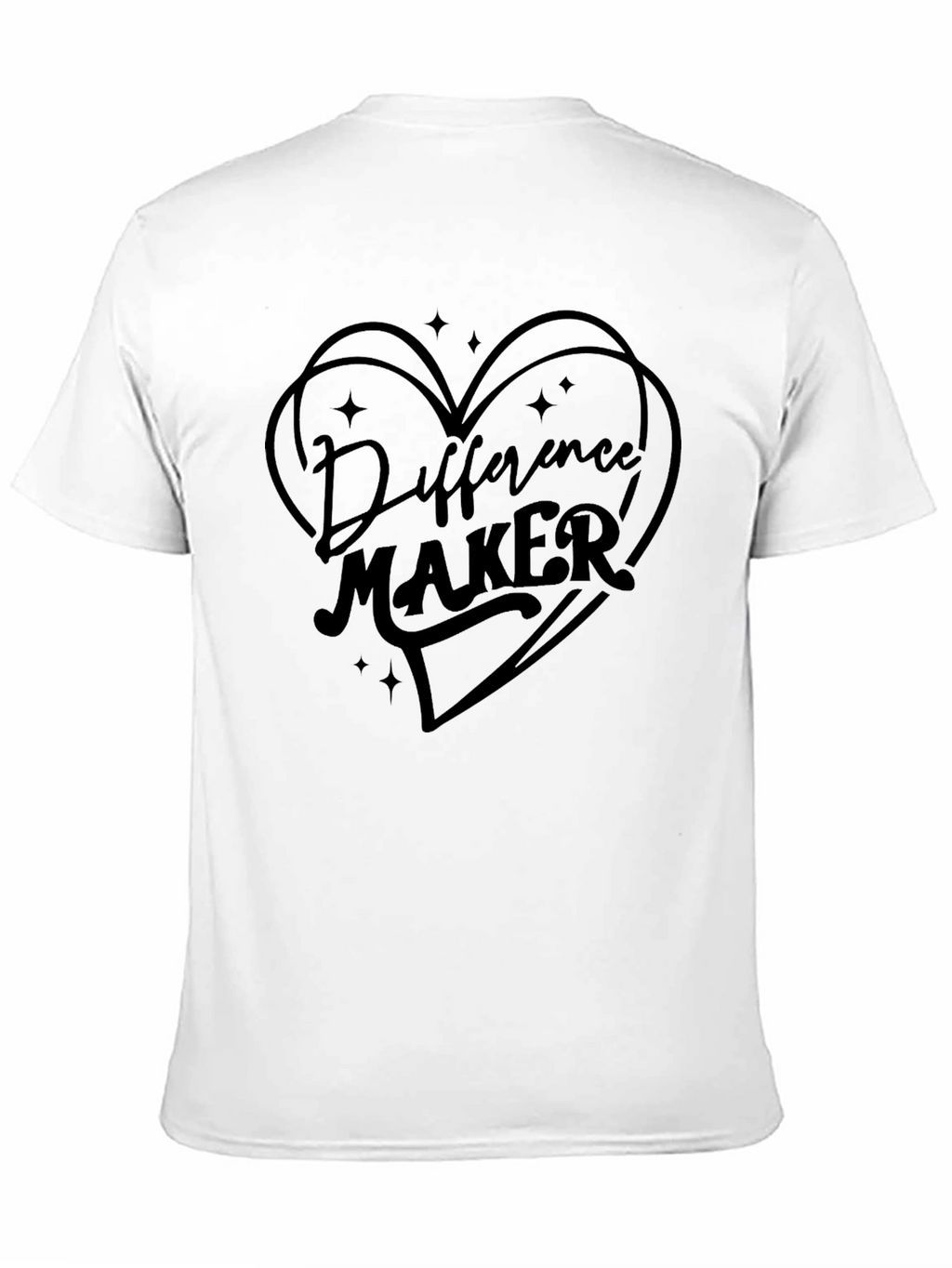 Difference Maker Graphic Tee - Black
