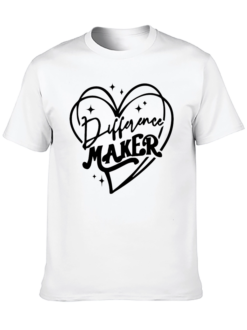 Difference Maker Graphic Tee - Black
