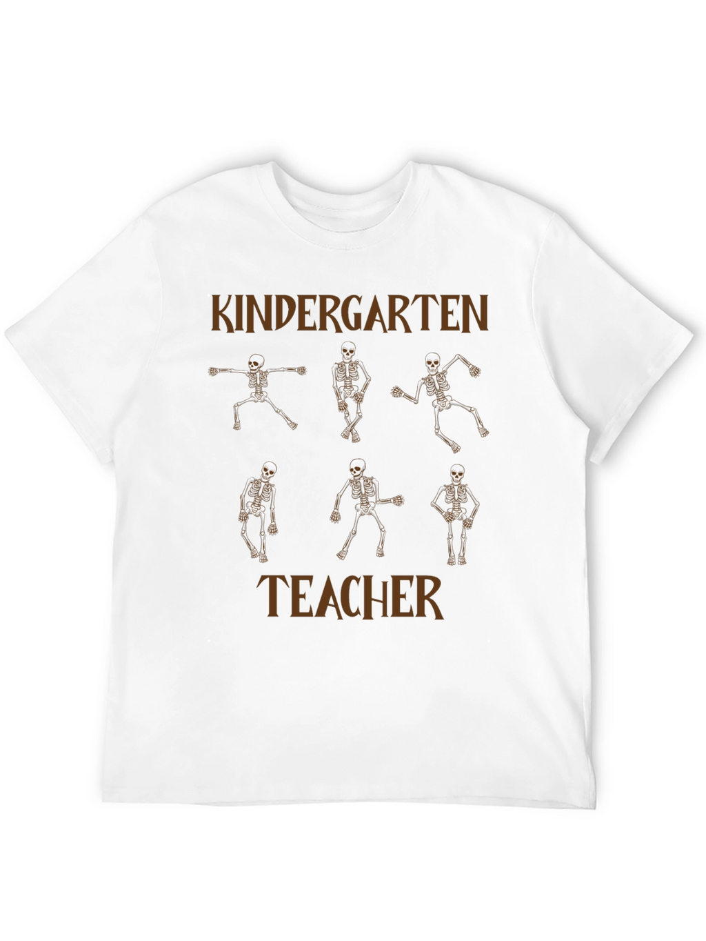 Kindergarten Teacher Skeleton Dance T-Shirt