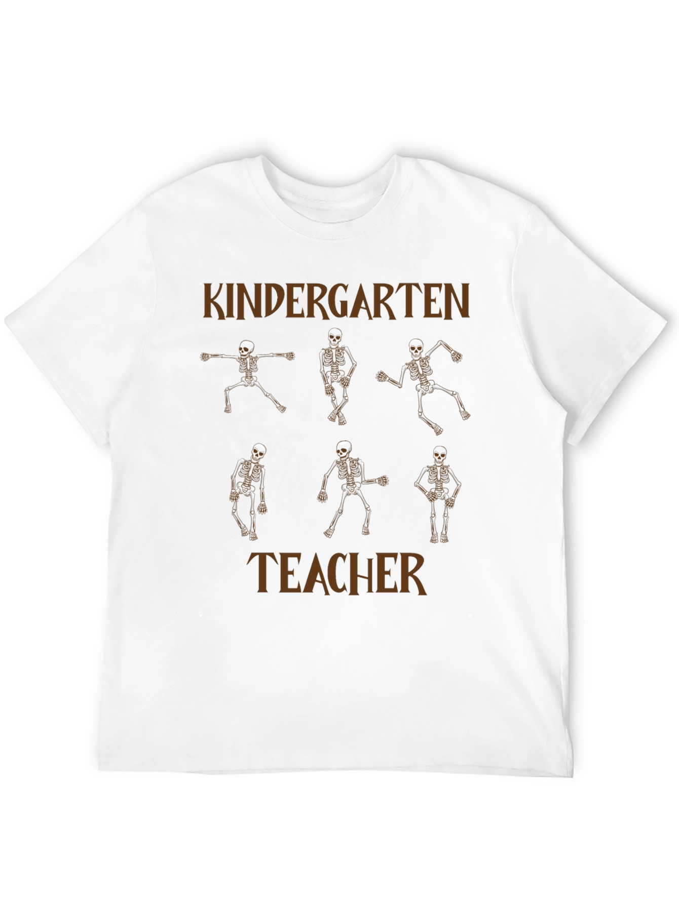 Kindergarten Teacher Skeleton Dance T-Shirt