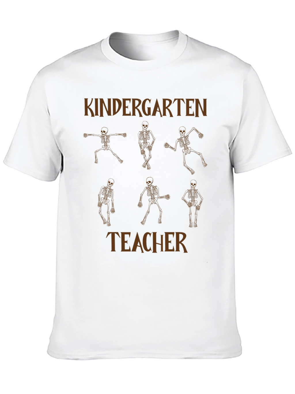 Kindergarten Teacher Skeleton Dance T-Shirt