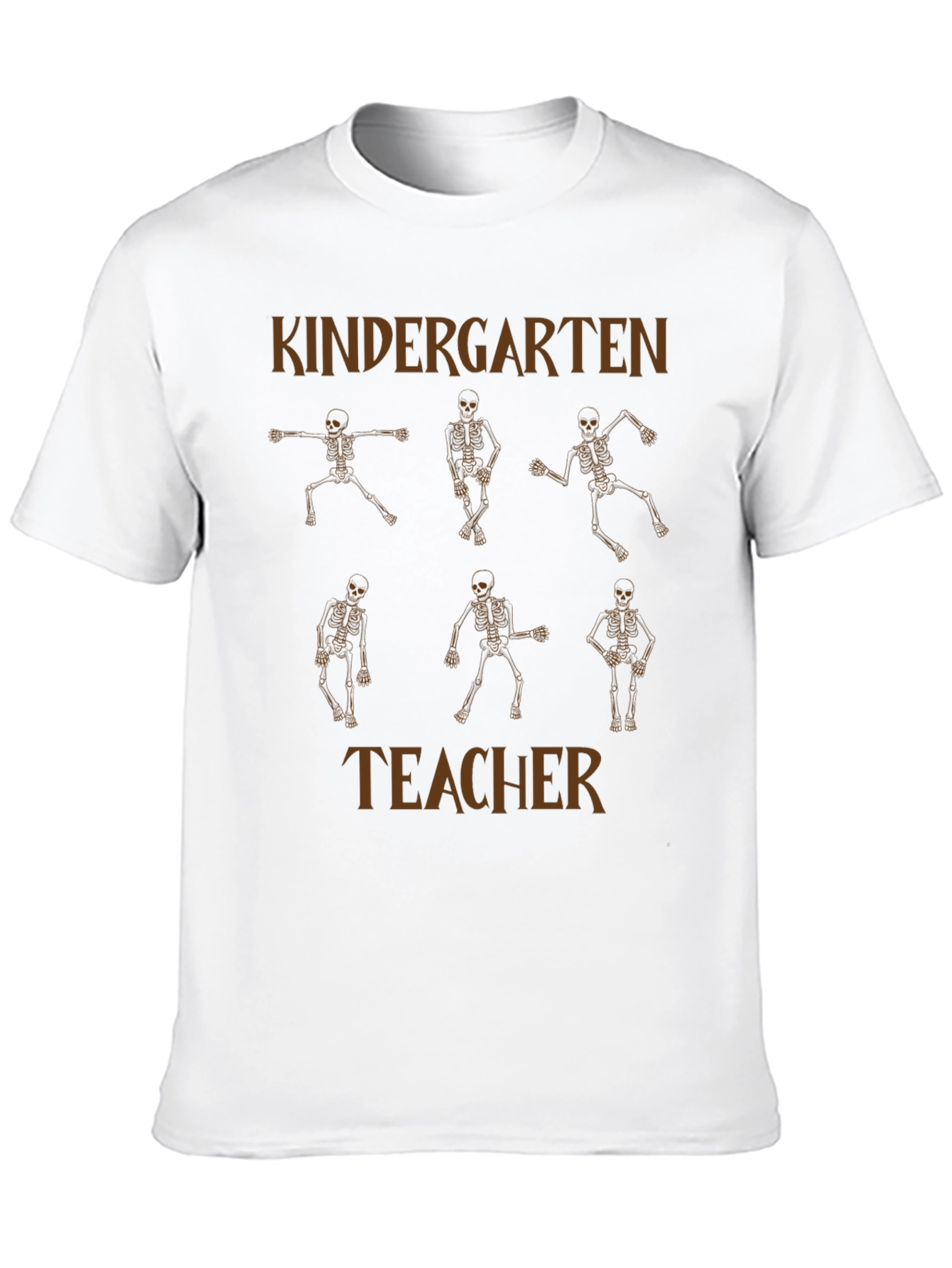 Kindergarten Teacher Skeleton Dance T-Shirt