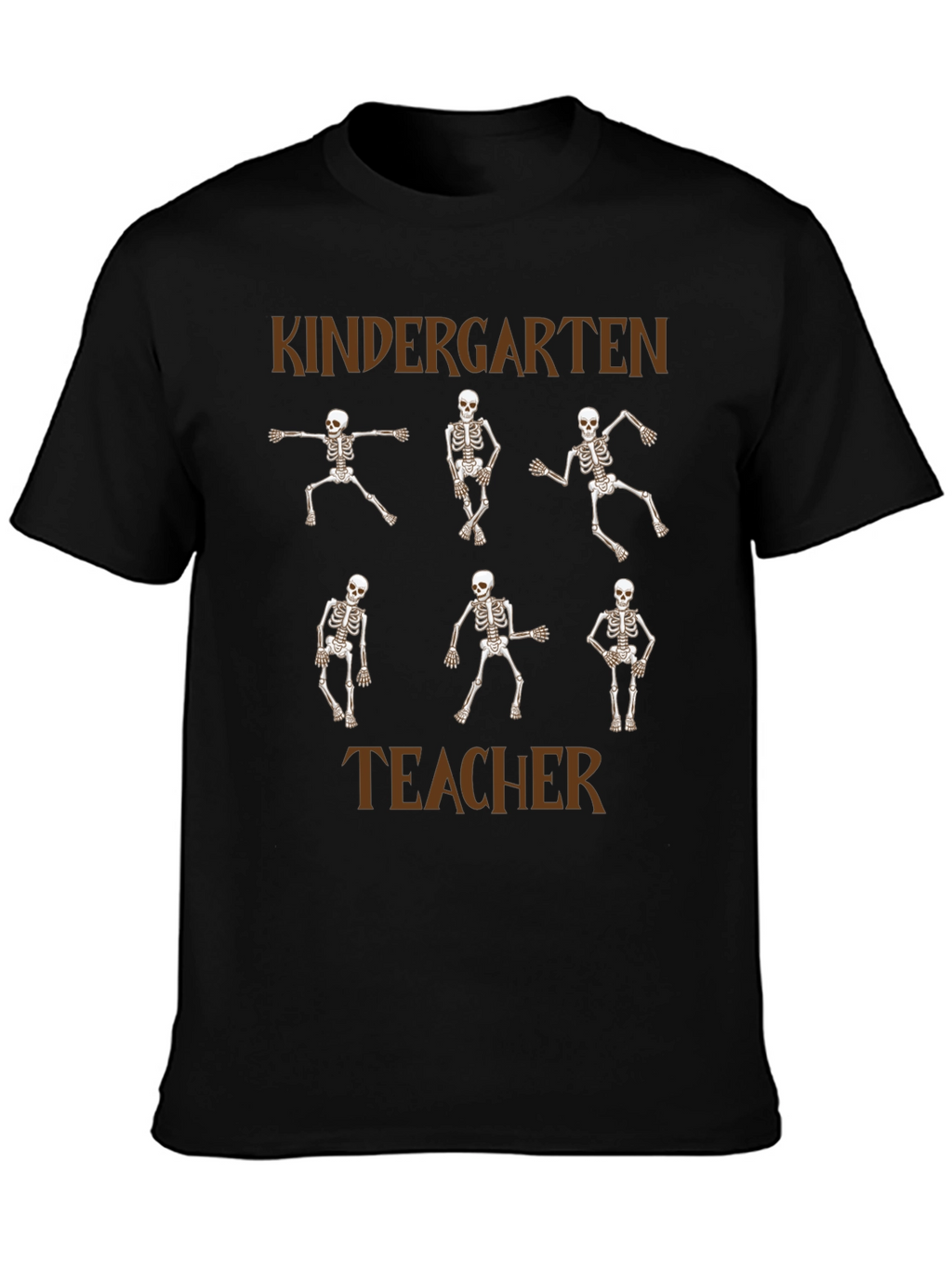 Kindergarten Teacher Skeleton Dance T-Shirt