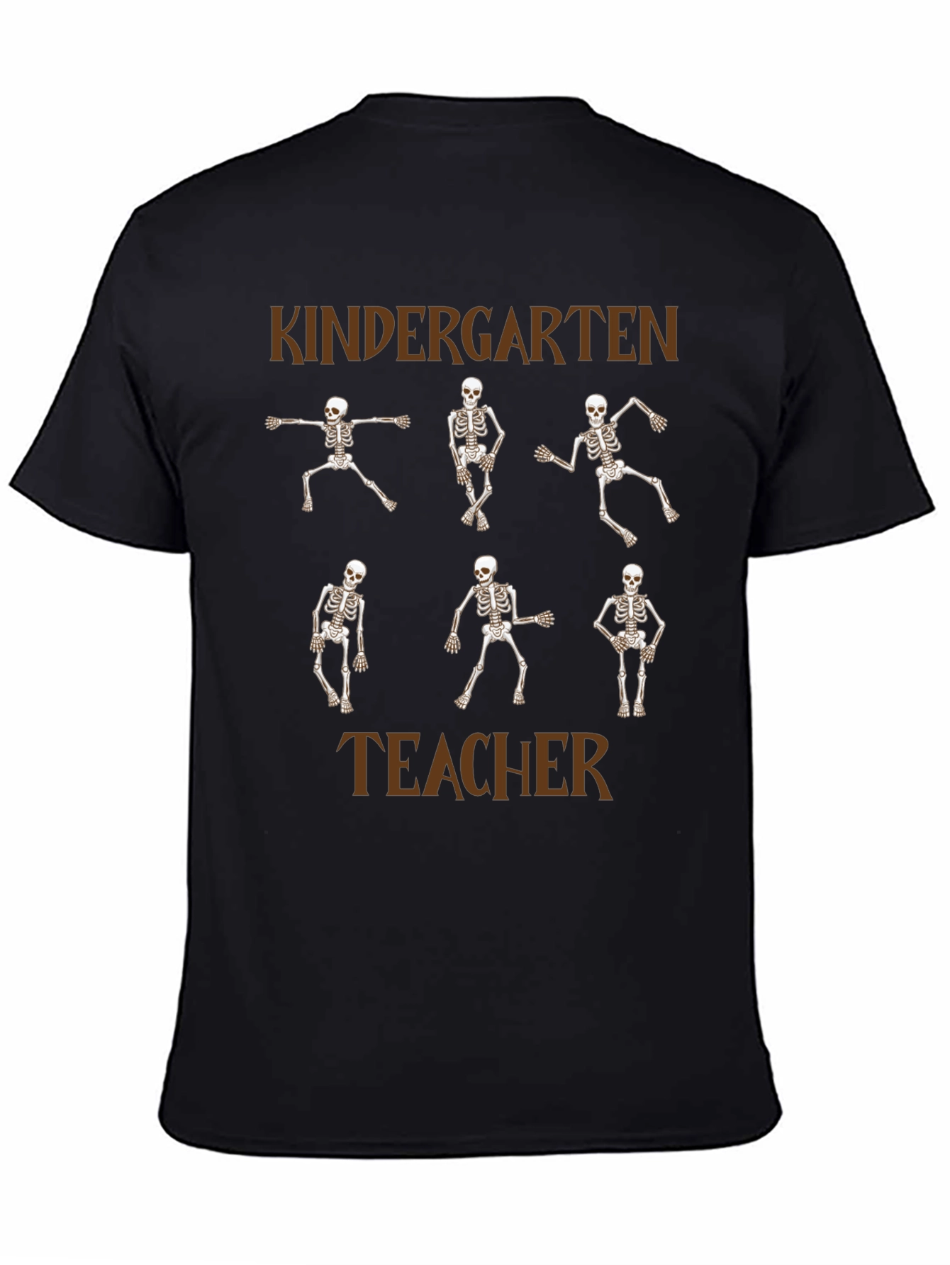 Kindergarten Teacher Skeleton Dance T-Shirt