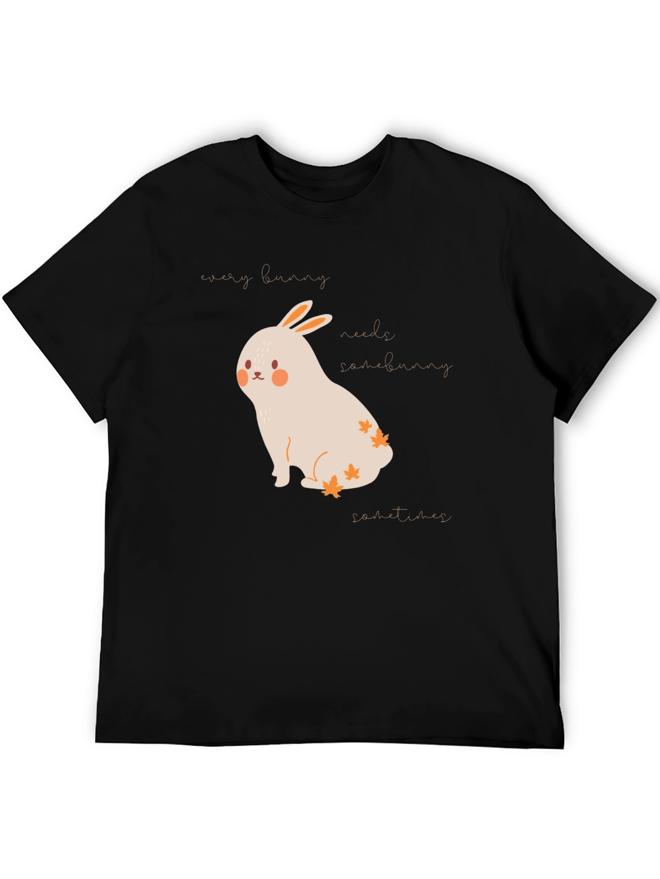 Cute Bunny Graphic Tee - Every Bunny Needs Somebunny