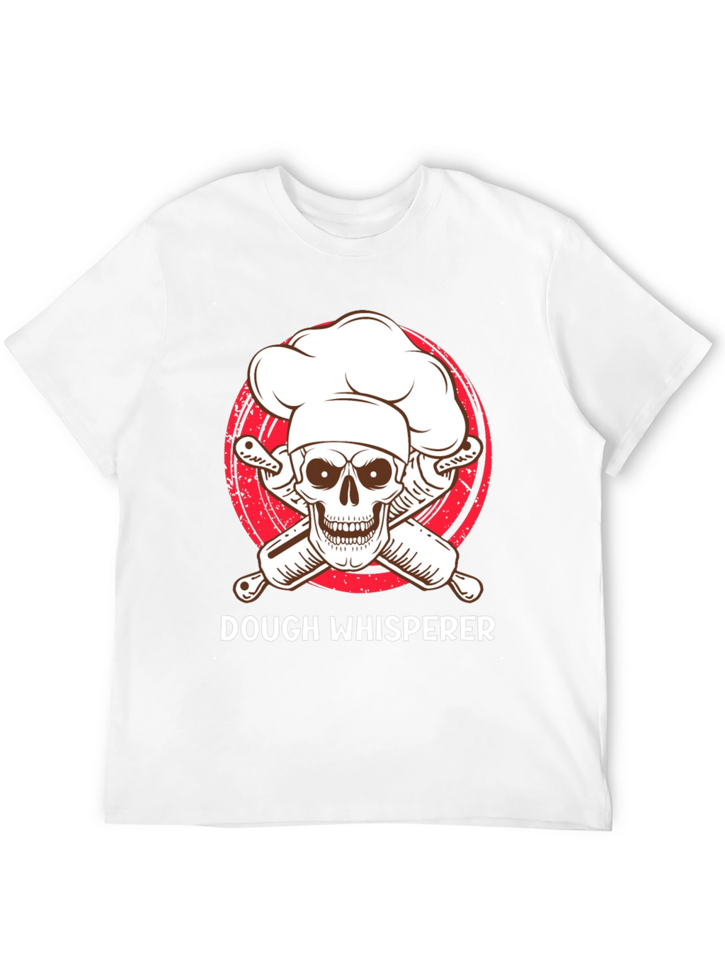 Dough Whisperer T-Shirt - Baker Skull Design