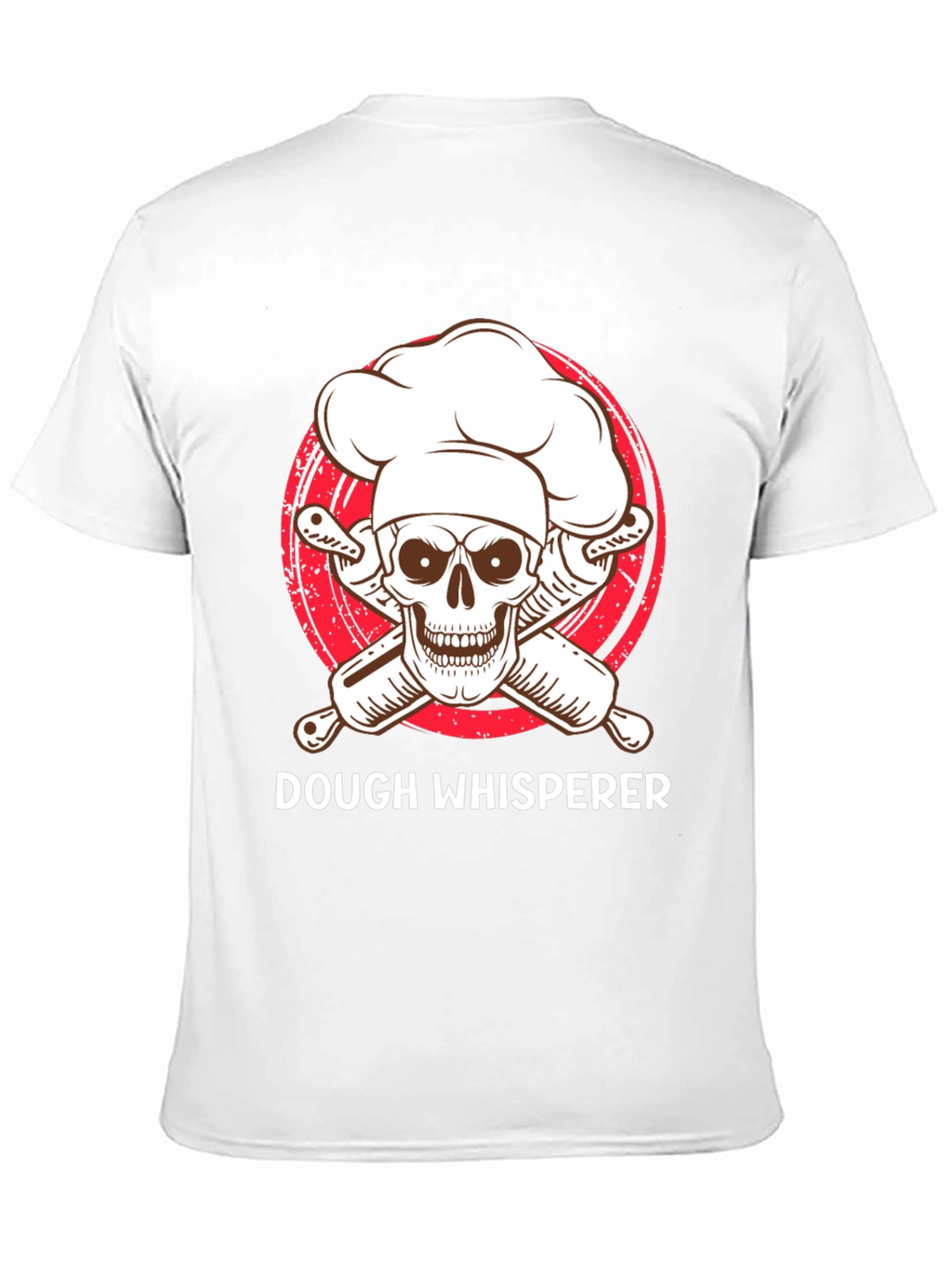 Dough Whisperer T-Shirt - Baker Skull Design