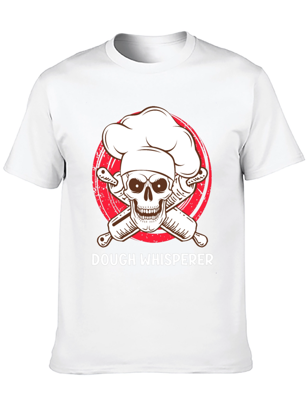Dough Whisperer T-Shirt - Baker Skull Design