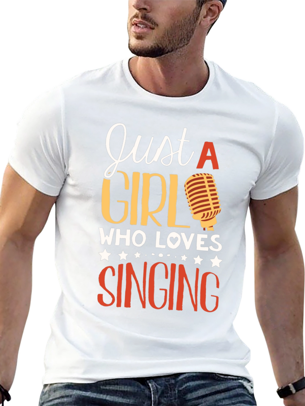 Just a Girl Who Loves Singing T-Shirt