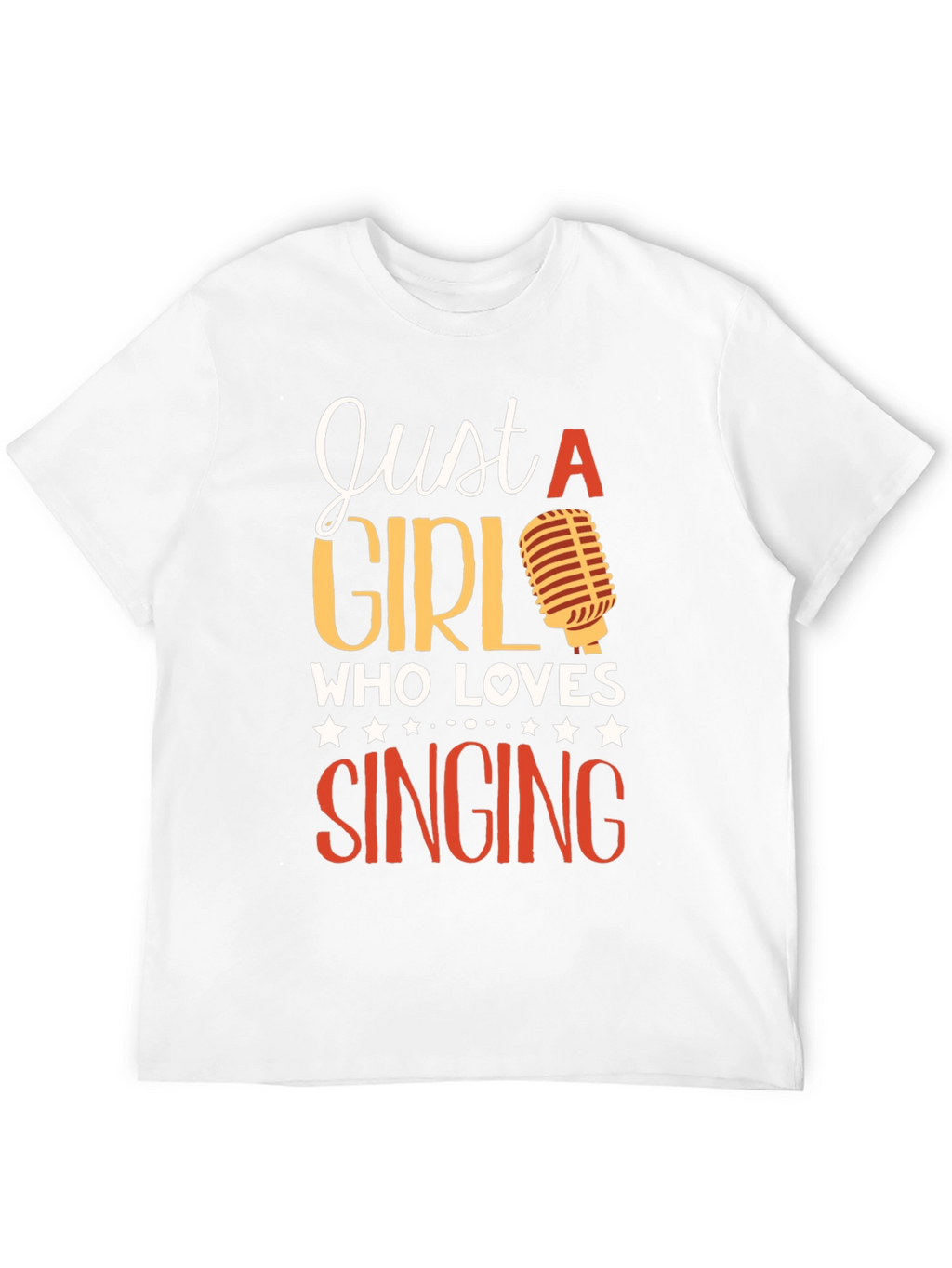 Just a Girl Who Loves Singing T-Shirt