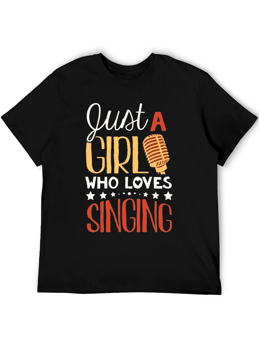 Just a Girl Who Loves Singing T-Shirt
