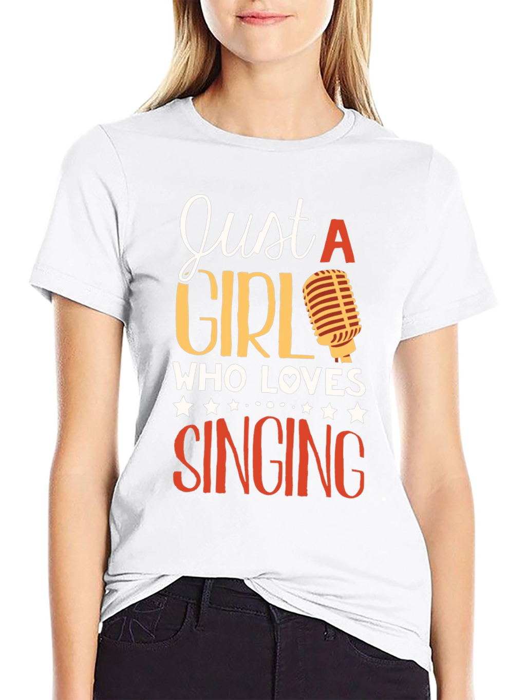 Just a Girl Who Loves Singing T-Shirt