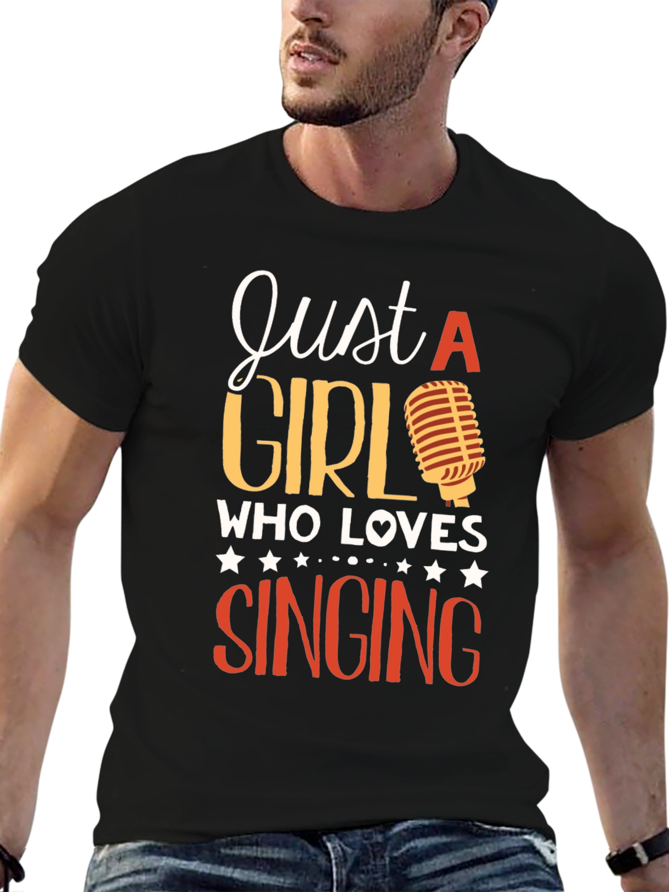 Just a Girl Who Loves Singing T-Shirt
