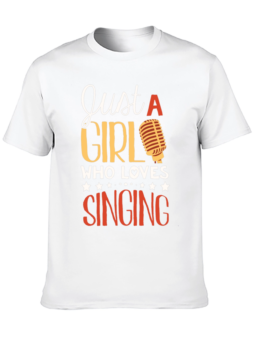 Just a Girl Who Loves Singing T-Shirt