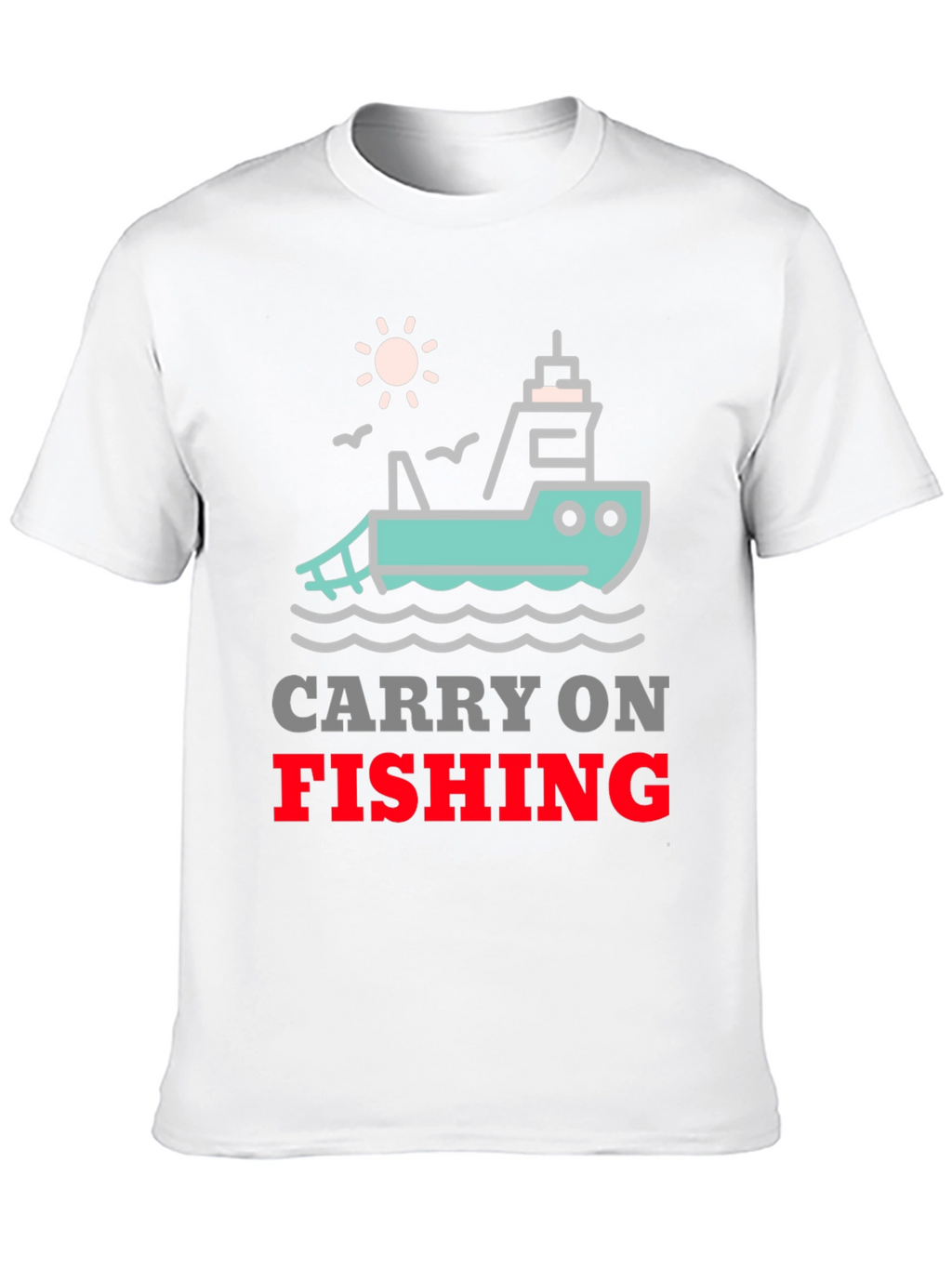 Carry On Fishing Graphic T-Shirt
