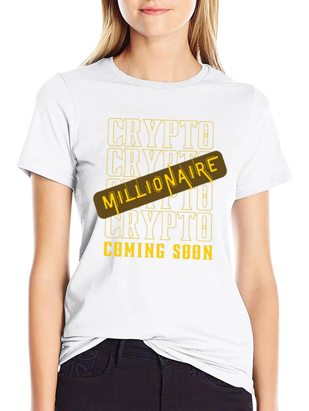 Crypto Millionaire Coming Soon Black T-Shirt