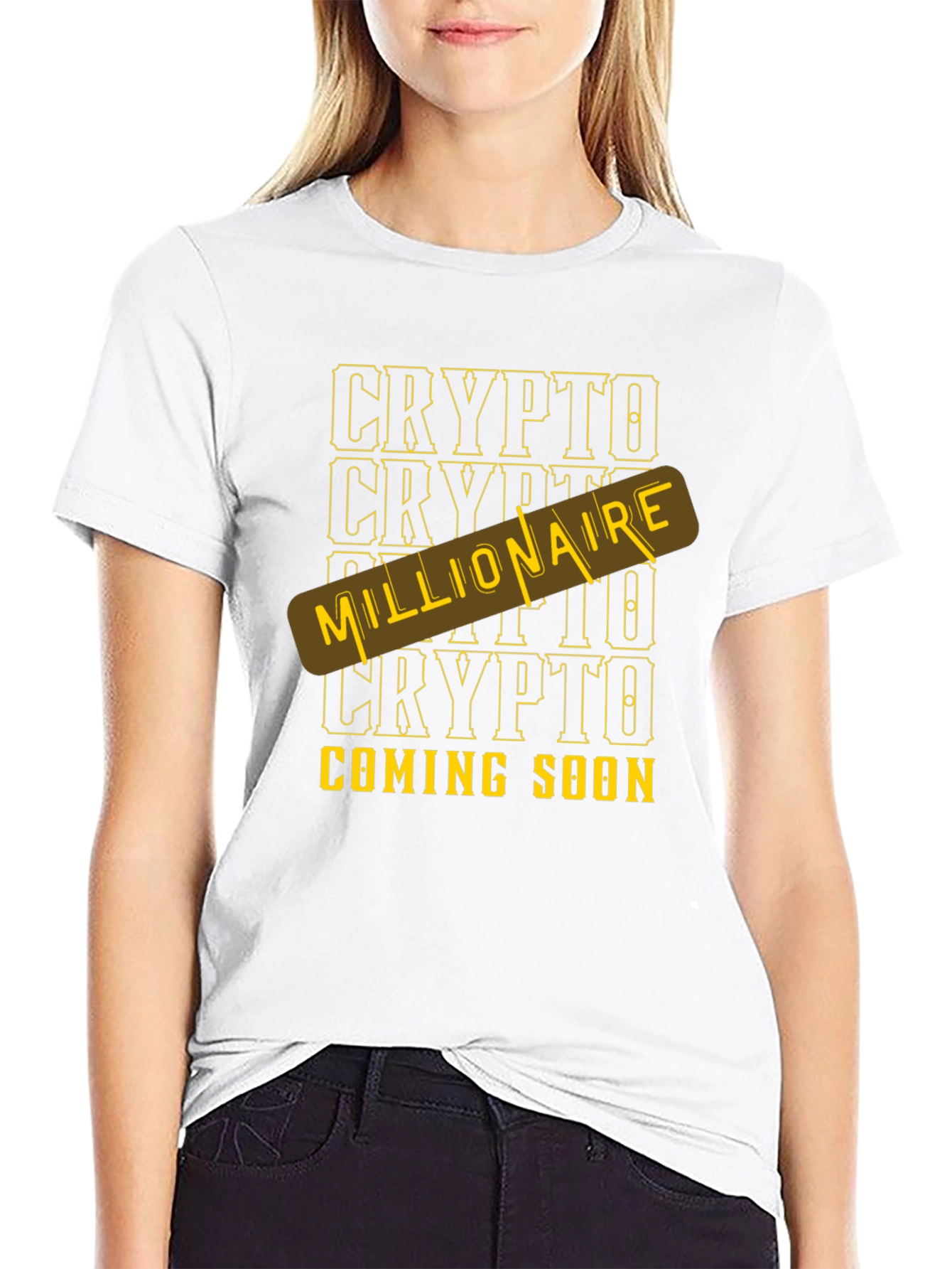 Crypto Millionaire Coming Soon Black T-Shirt