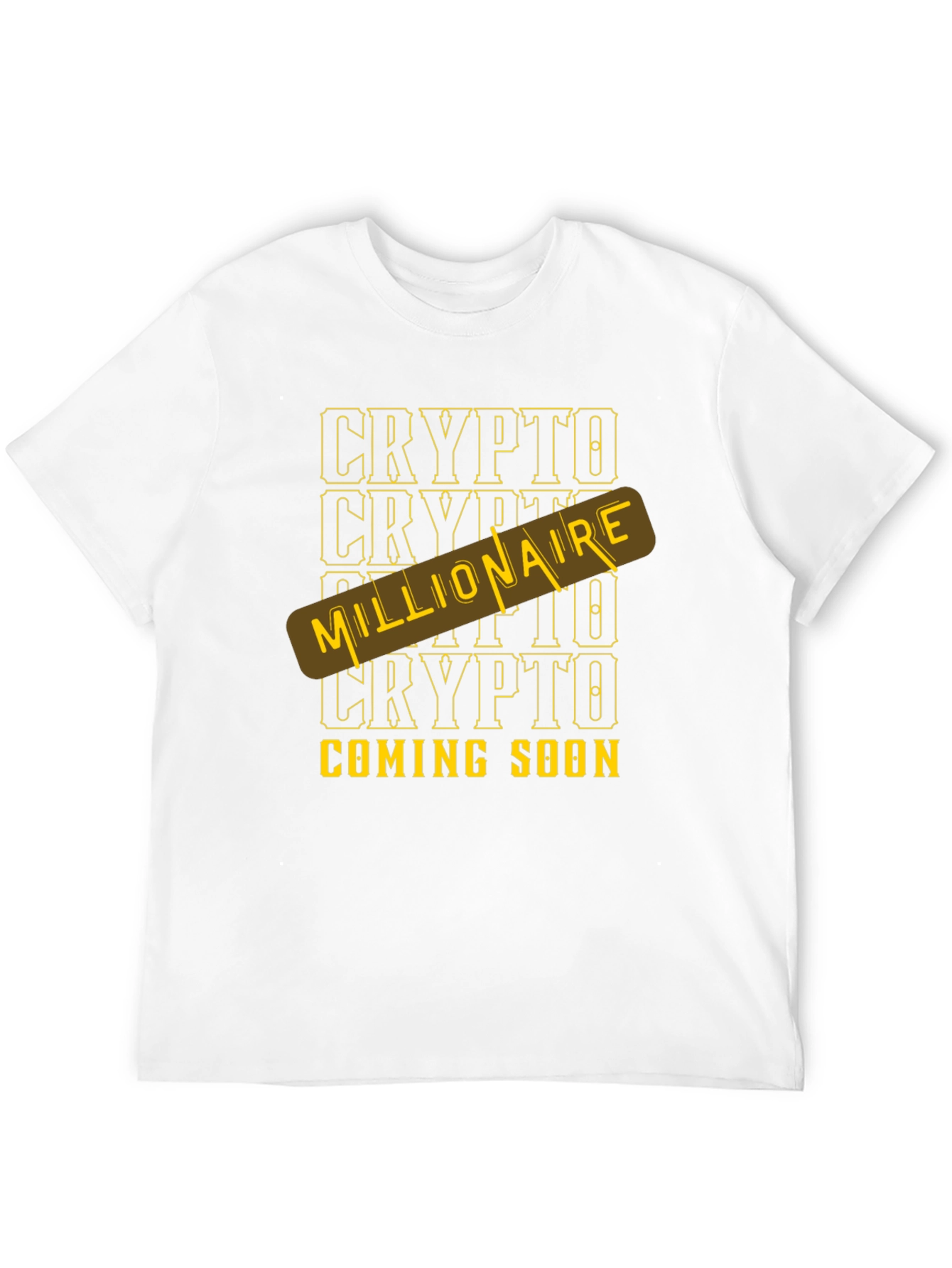 Crypto Millionaire Coming Soon Black T-Shirt