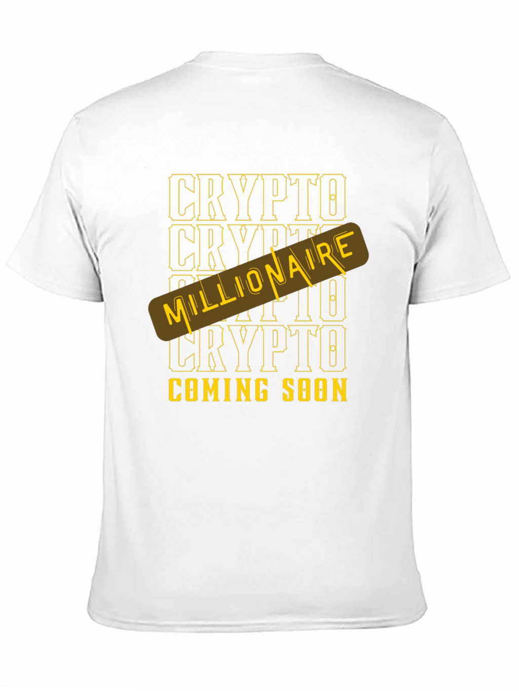 Crypto Millionaire Coming Soon Black T-Shirt