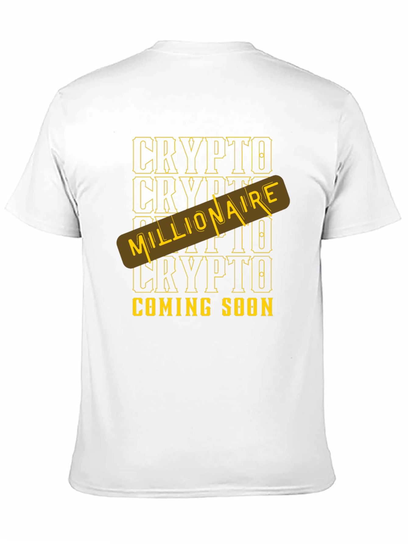 Crypto Millionaire Coming Soon Black T-Shirt