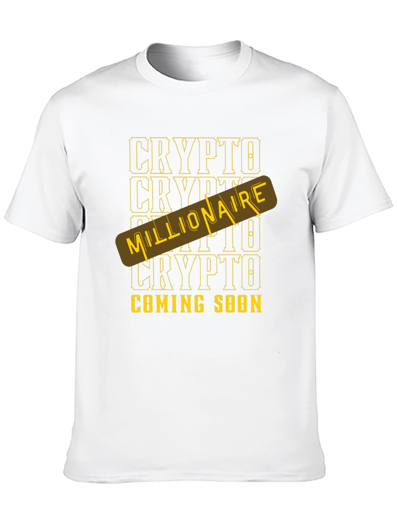 Crypto Millionaire Coming Soon Black T-Shirt