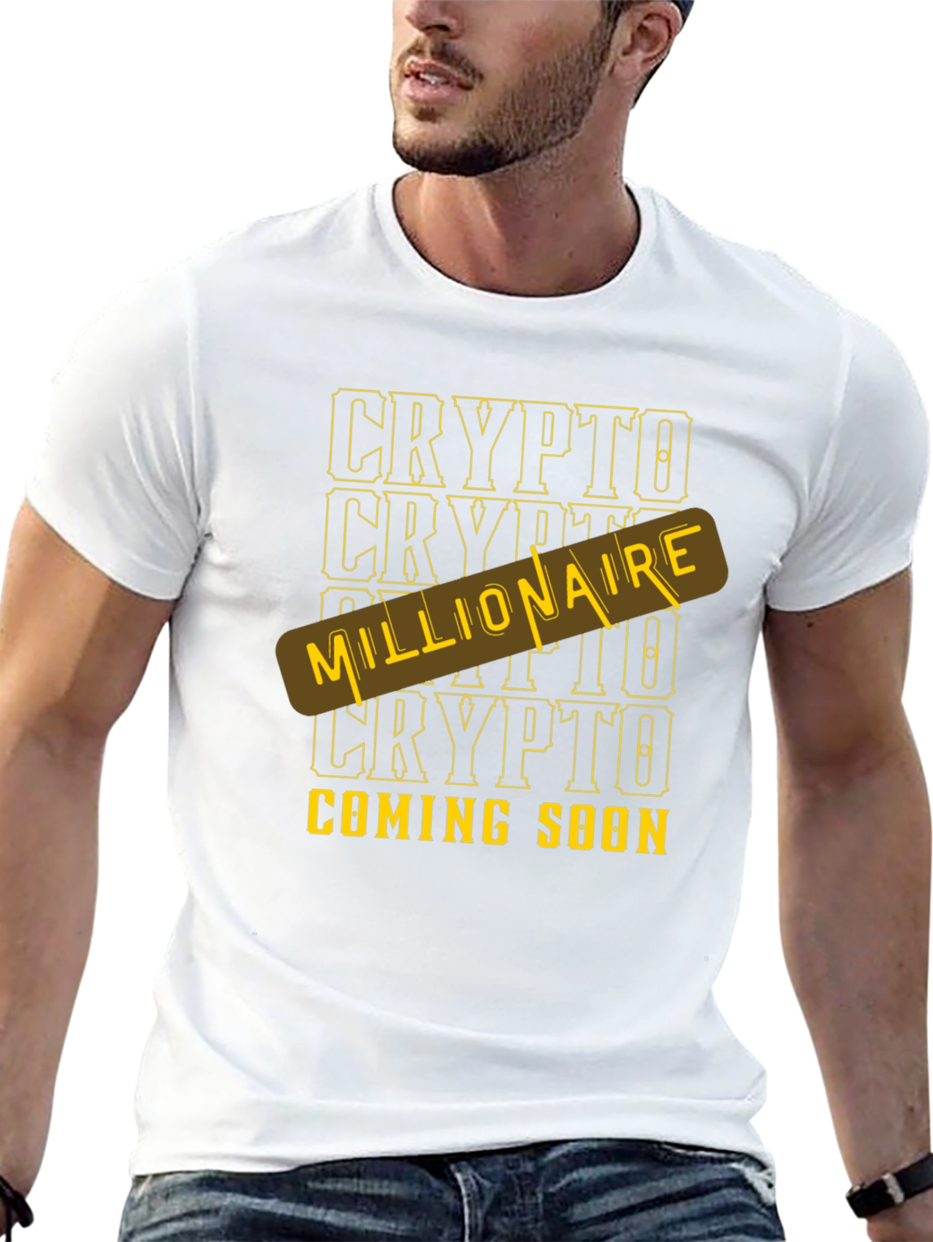 Crypto Millionaire Coming Soon Black T-Shirt