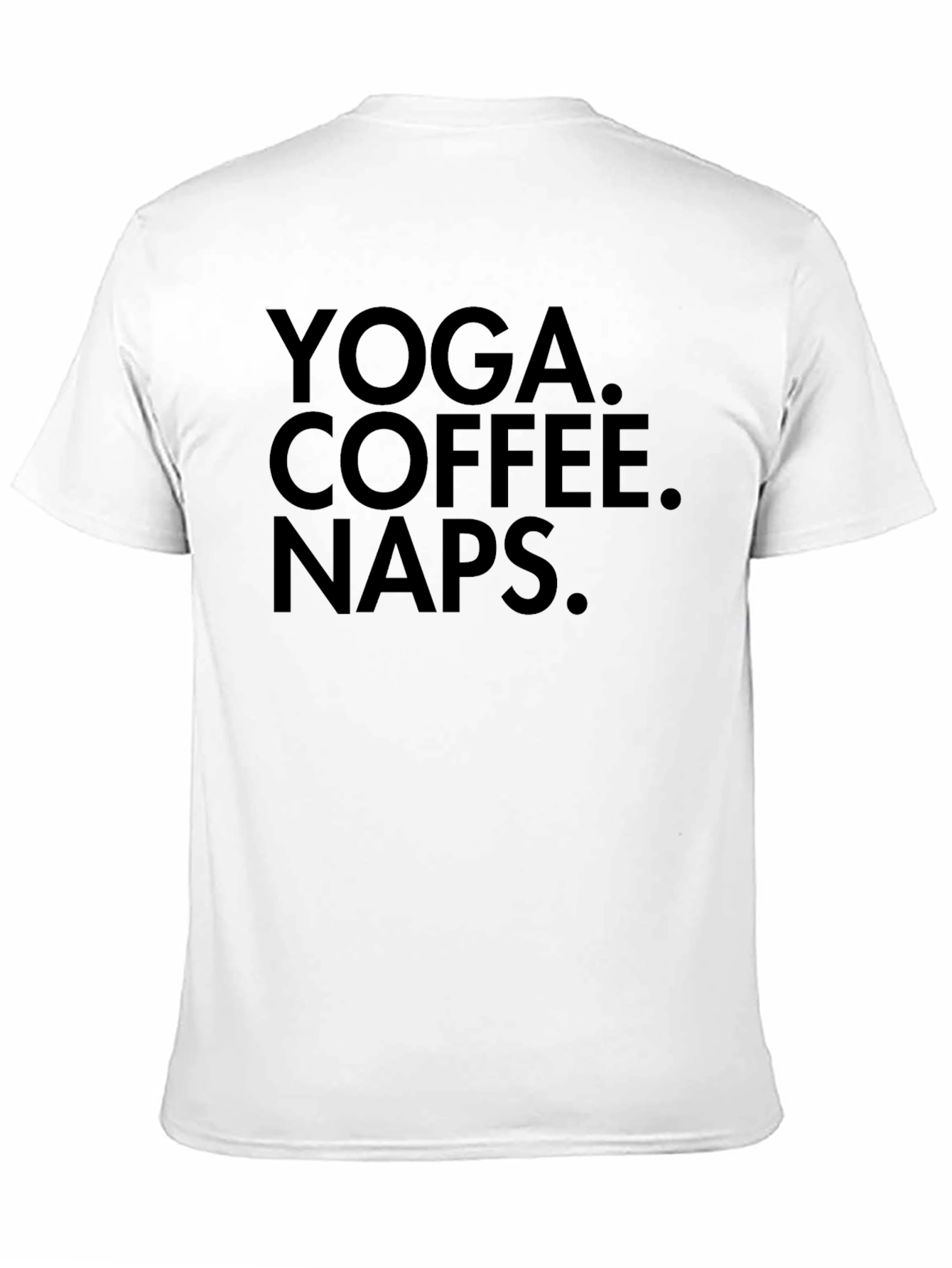 Yoga Coffee Naps Graphic Tee - Relaxed Comfort