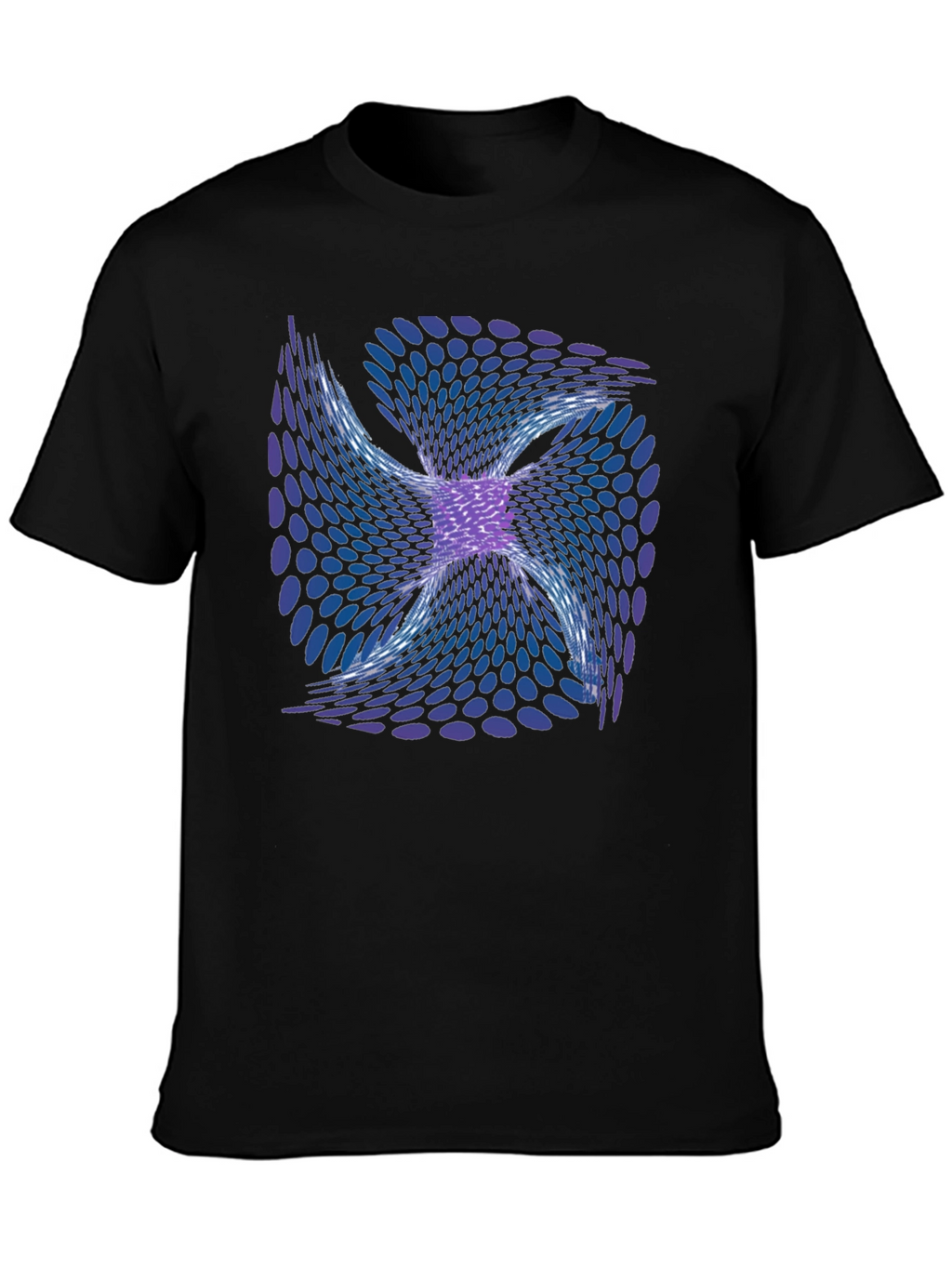 Abstract Swirl Tee - Modern Geometric Design