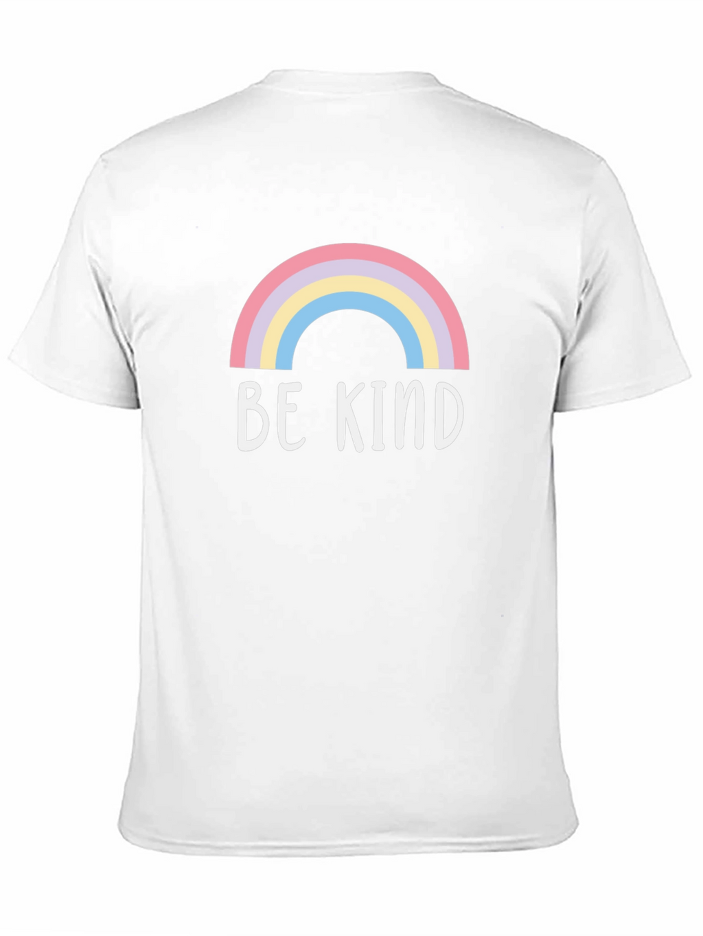Be Kind Rainbow Graphic Tee - Soft Cotton Blend