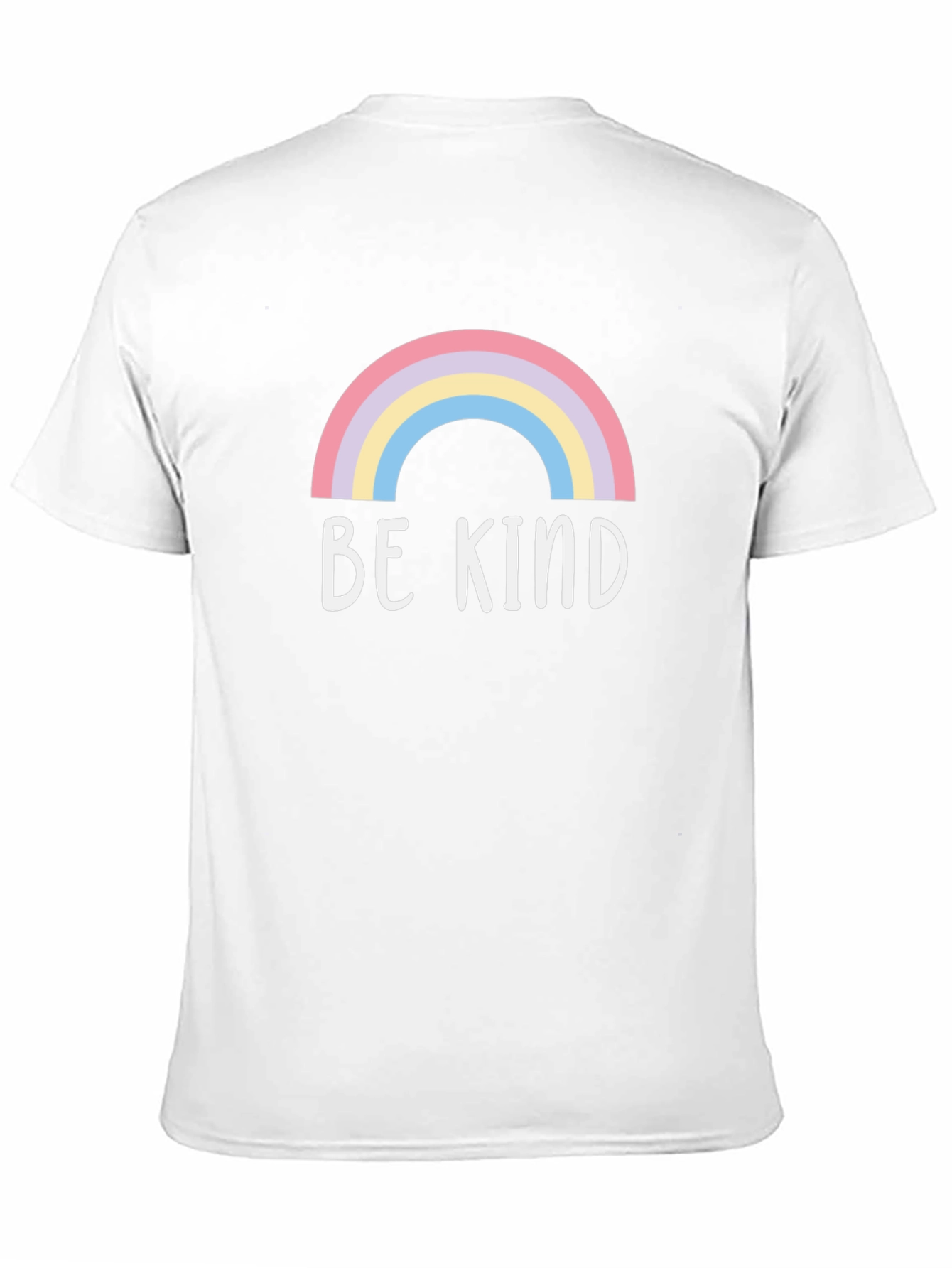 Be Kind Rainbow Graphic Tee - Soft Cotton Blend
