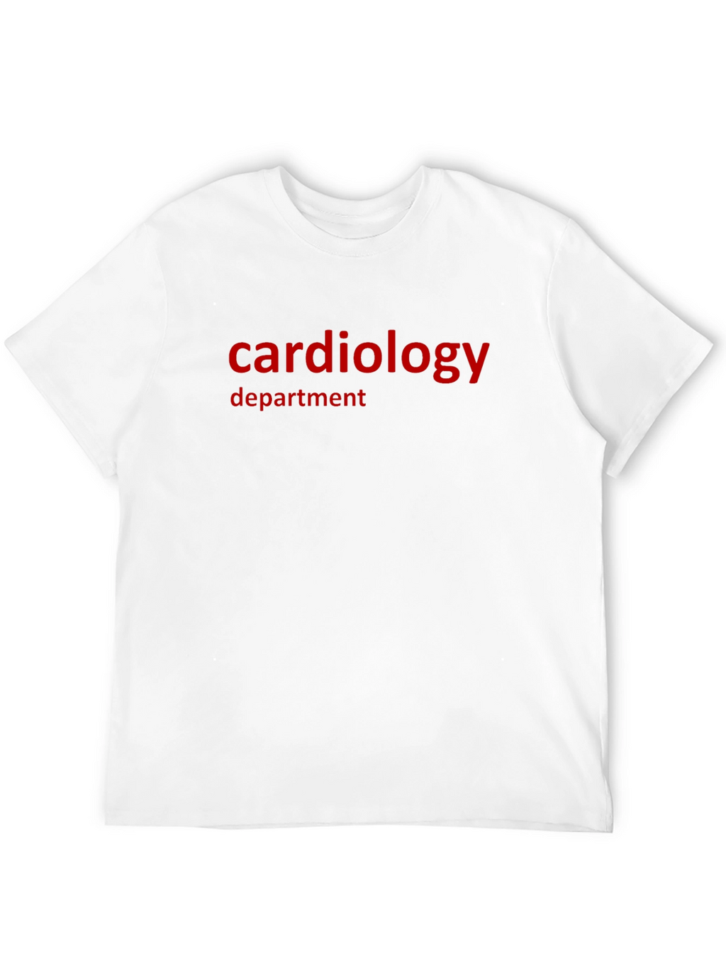 Cardiology Department T-Shirt - Medical Staff Apparel