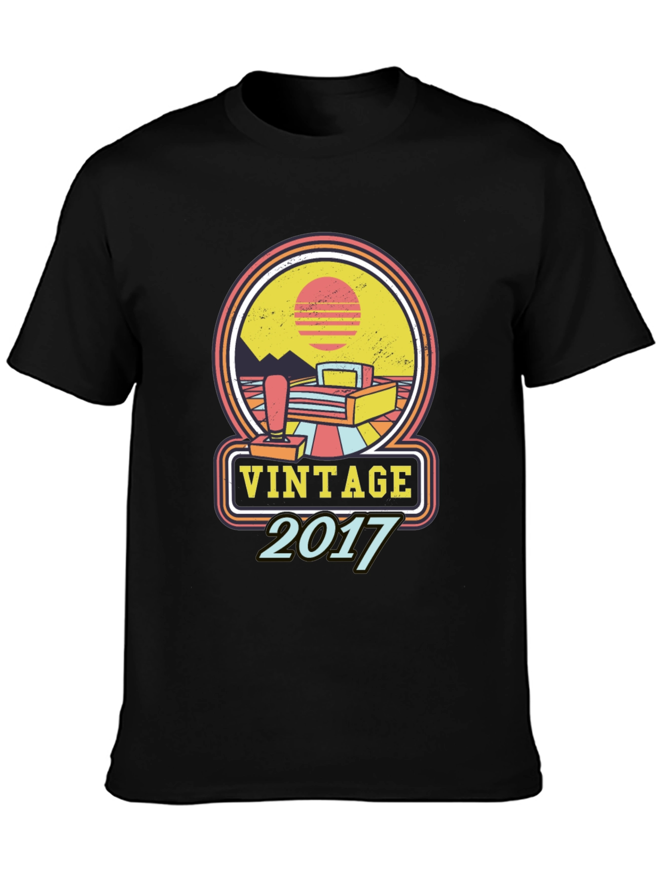 Vintage 2017 Retro Gaming T-Shirt
