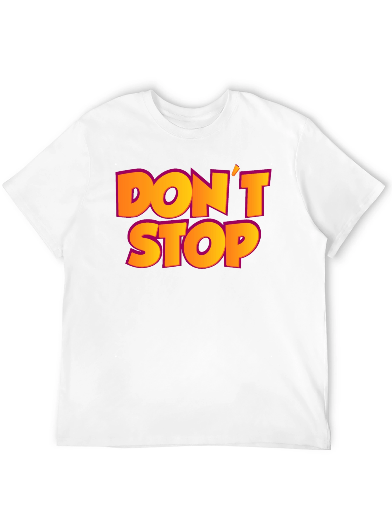 Dont Stop Black Graphic T-Shirt
