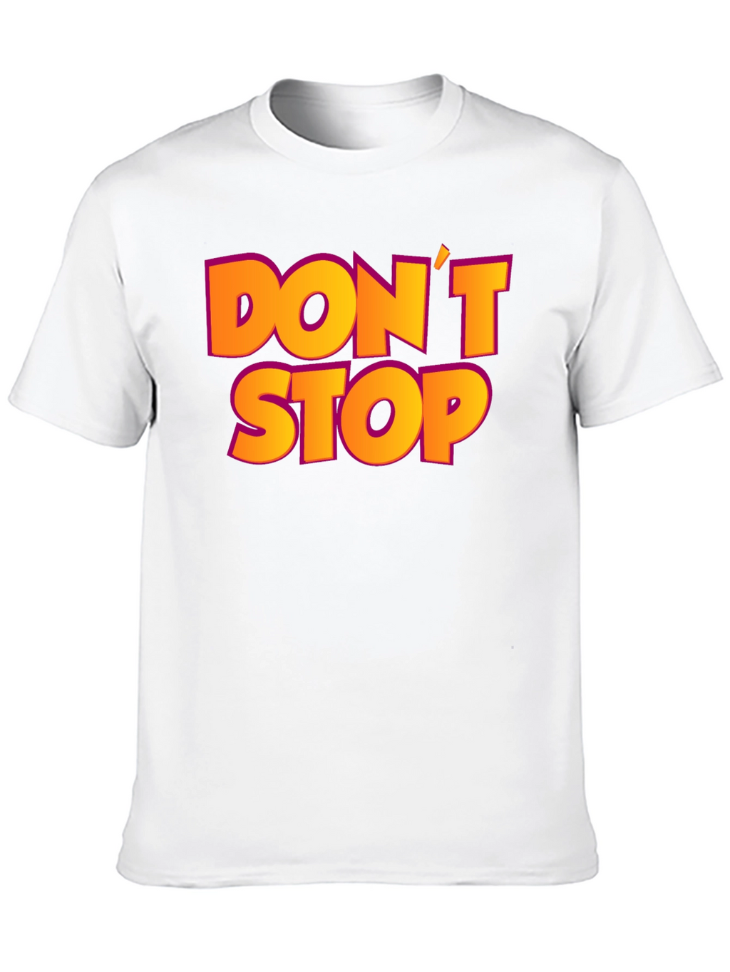 Dont Stop Black Graphic T-Shirt