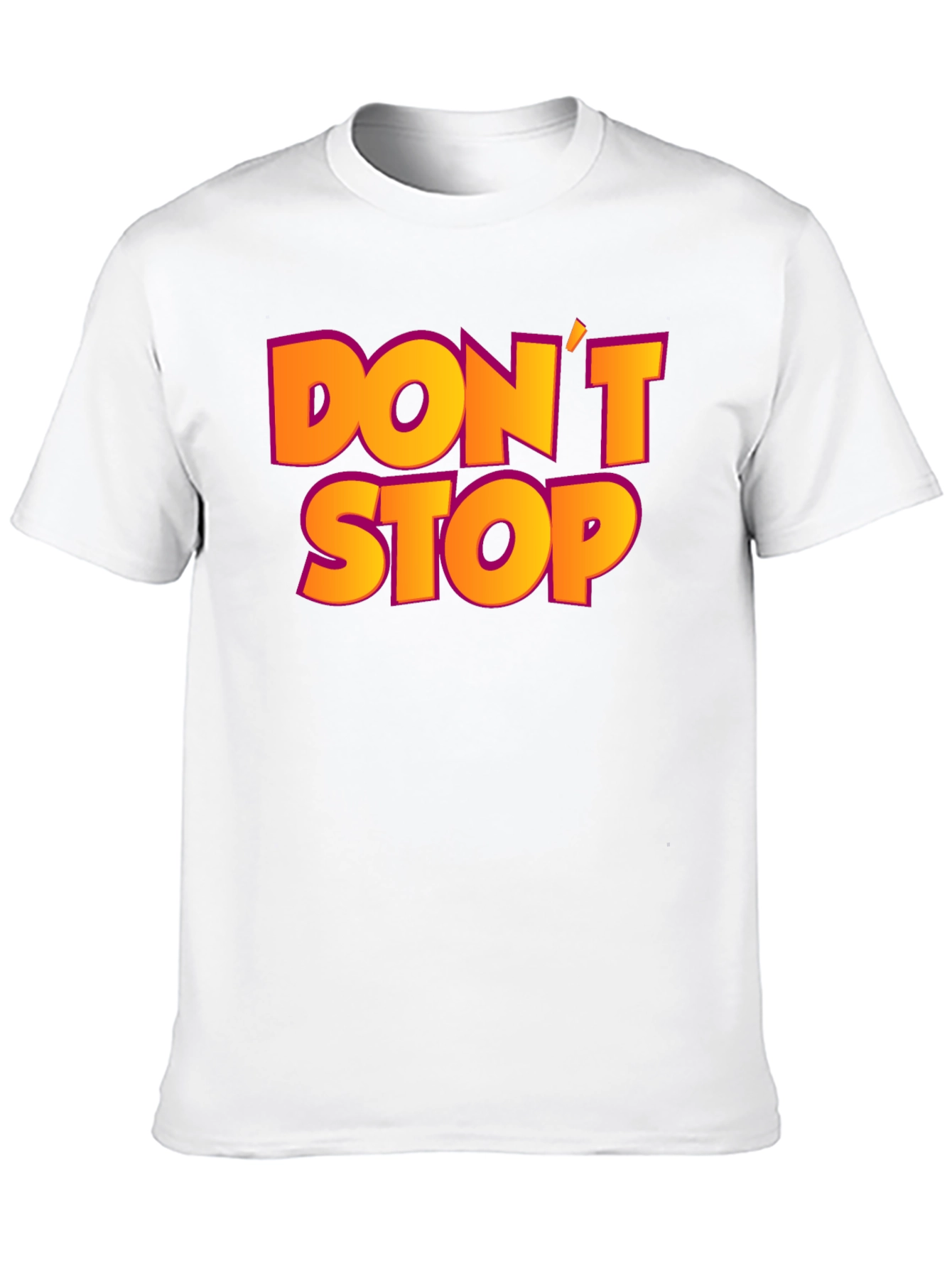 Dont Stop Black Graphic T-Shirt