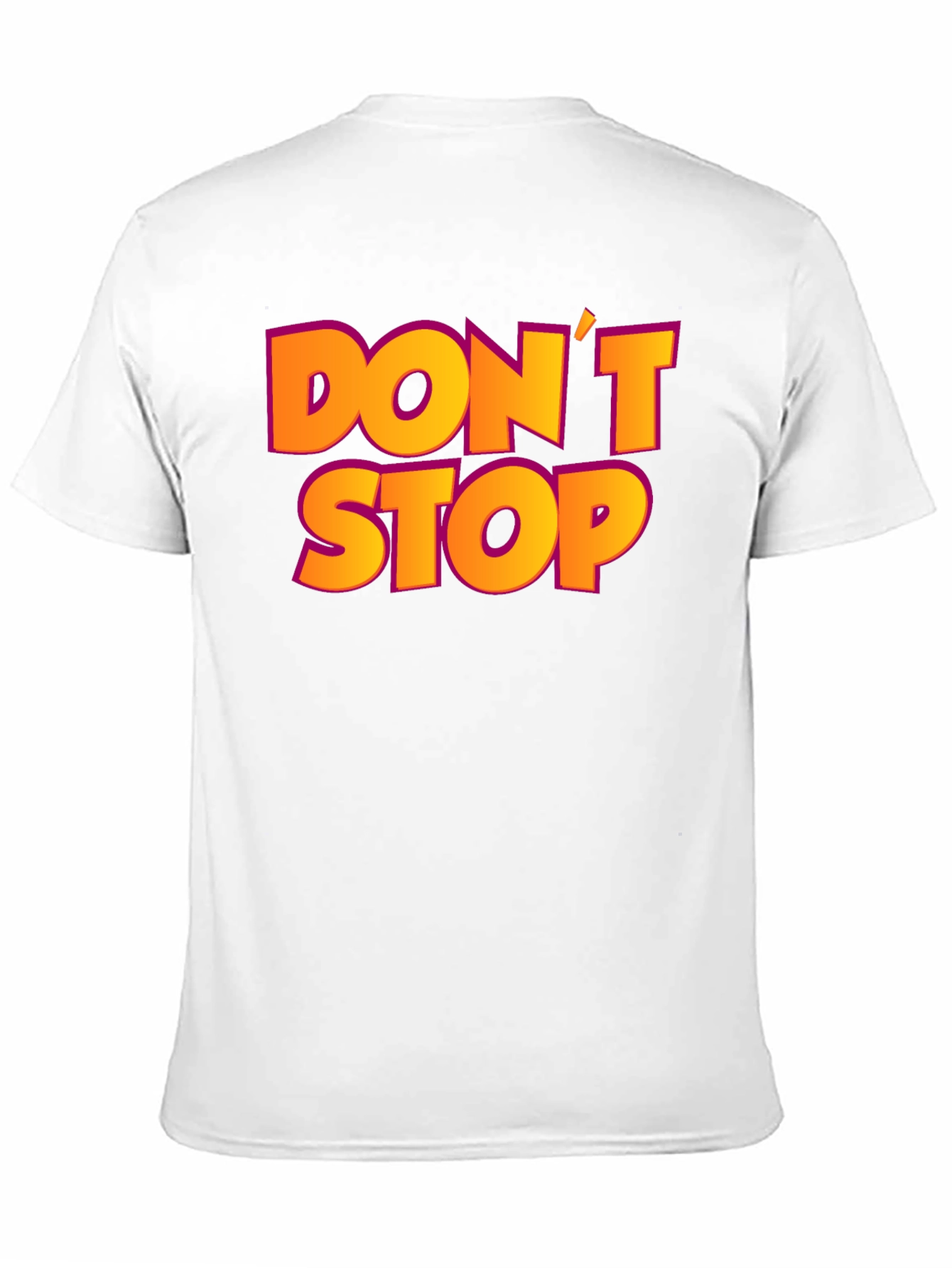 Dont Stop Black Graphic T-Shirt